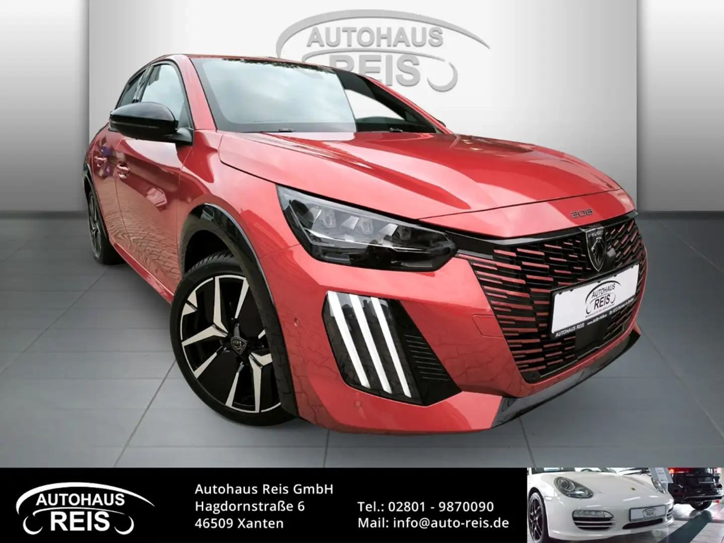 Peugeot 208 GT LED KAMERA DAB APPLE/ANDROID INDUKTION Rot - 1