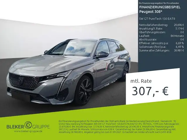 2024 Peugeot 308 in Grey for sale