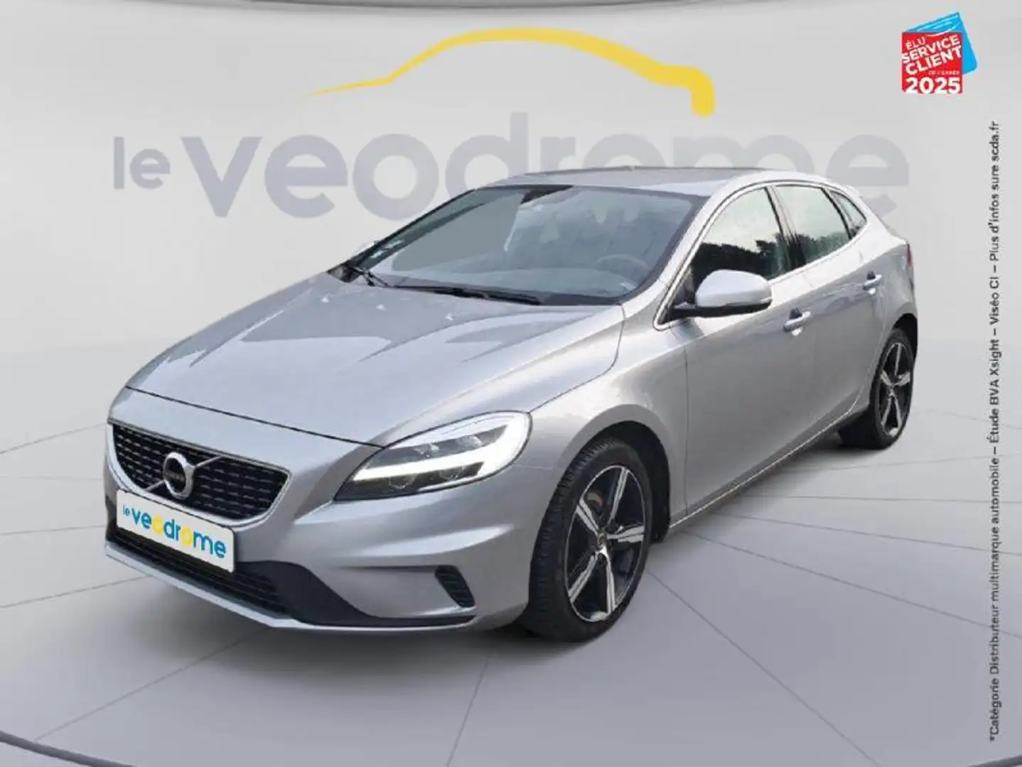 Volvo V40 T2 122ch R-Design GPS Argent - 1