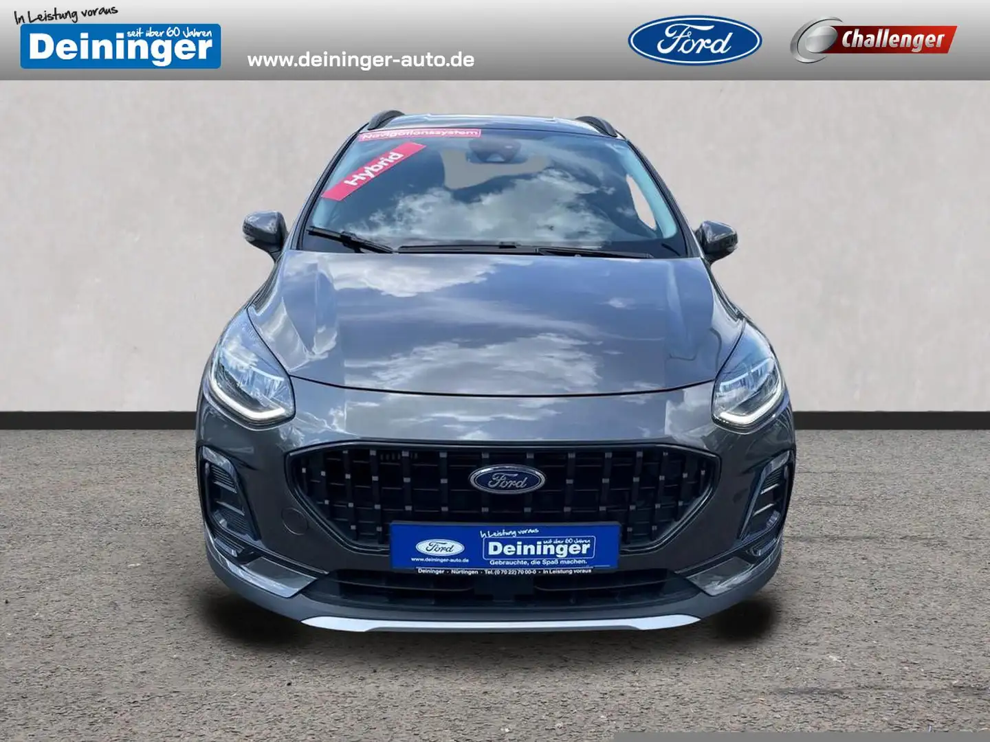 Ford Fiesta 1.0 l EcoBoost Hybrid MHEV Active NAVI/DAB LED-SCH Gris - 1