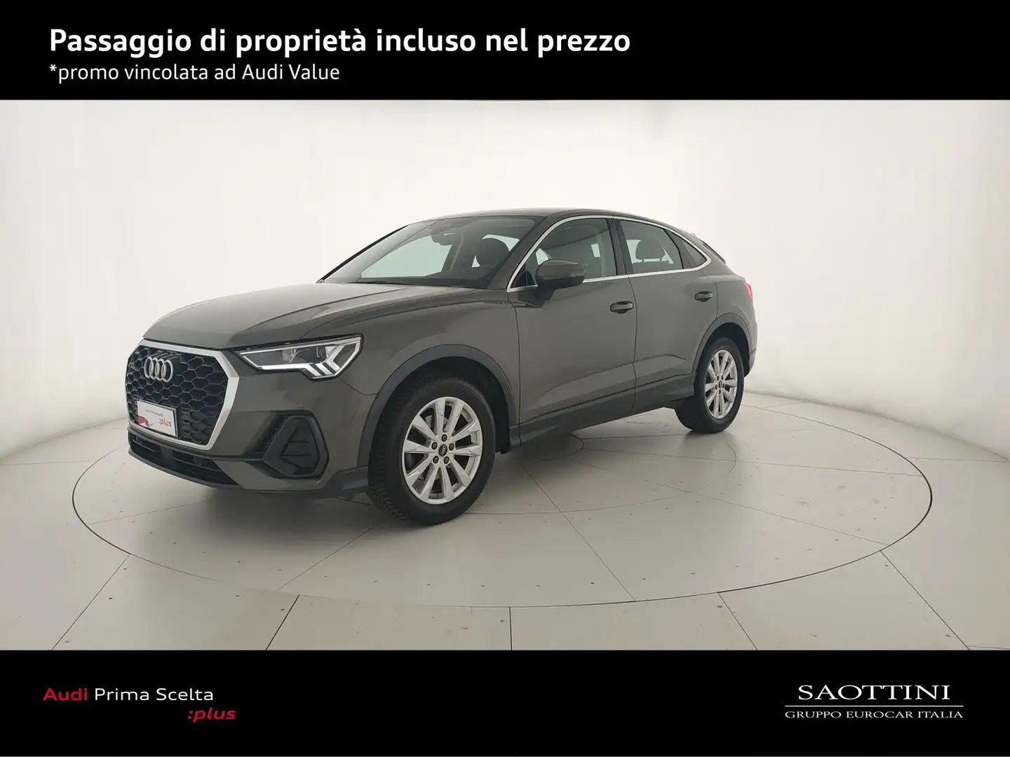Audi Q3 Sportback 35 2.0 TDI quattro S tronic Grau - 1