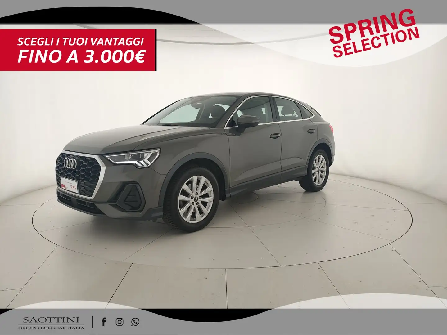 Audi Q3 Sportback 35 2.0 TDI quattro S tronic Grigio - 1