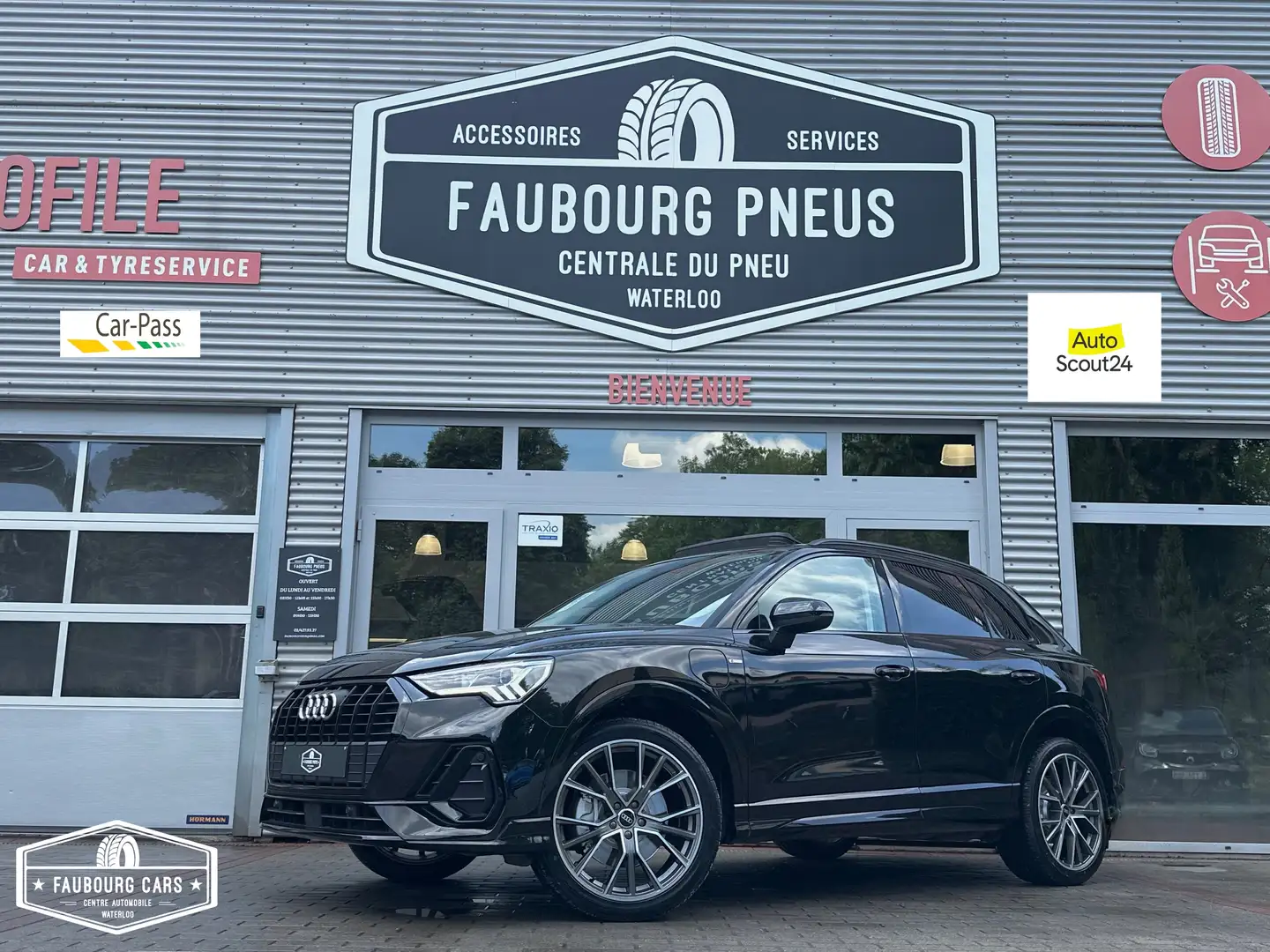 Audi Q3 *1-PROPRIETAIRE/OWNER*S-LINE*HISTO-100%-AUDI*PANO* Negro - 1