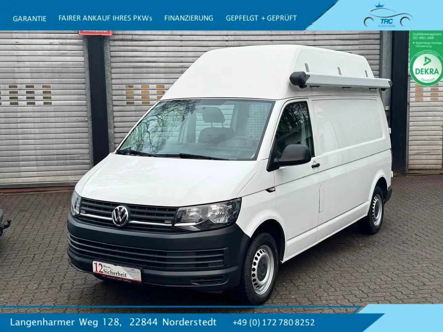 Volkswagen T6 Transporter Kasten-Kombi Kasten Hochdach lang Blanco - 1