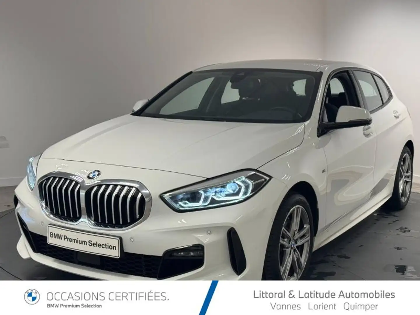 BMW 116 116iA 109ch Edition M Design DKG7 Blanc - 1