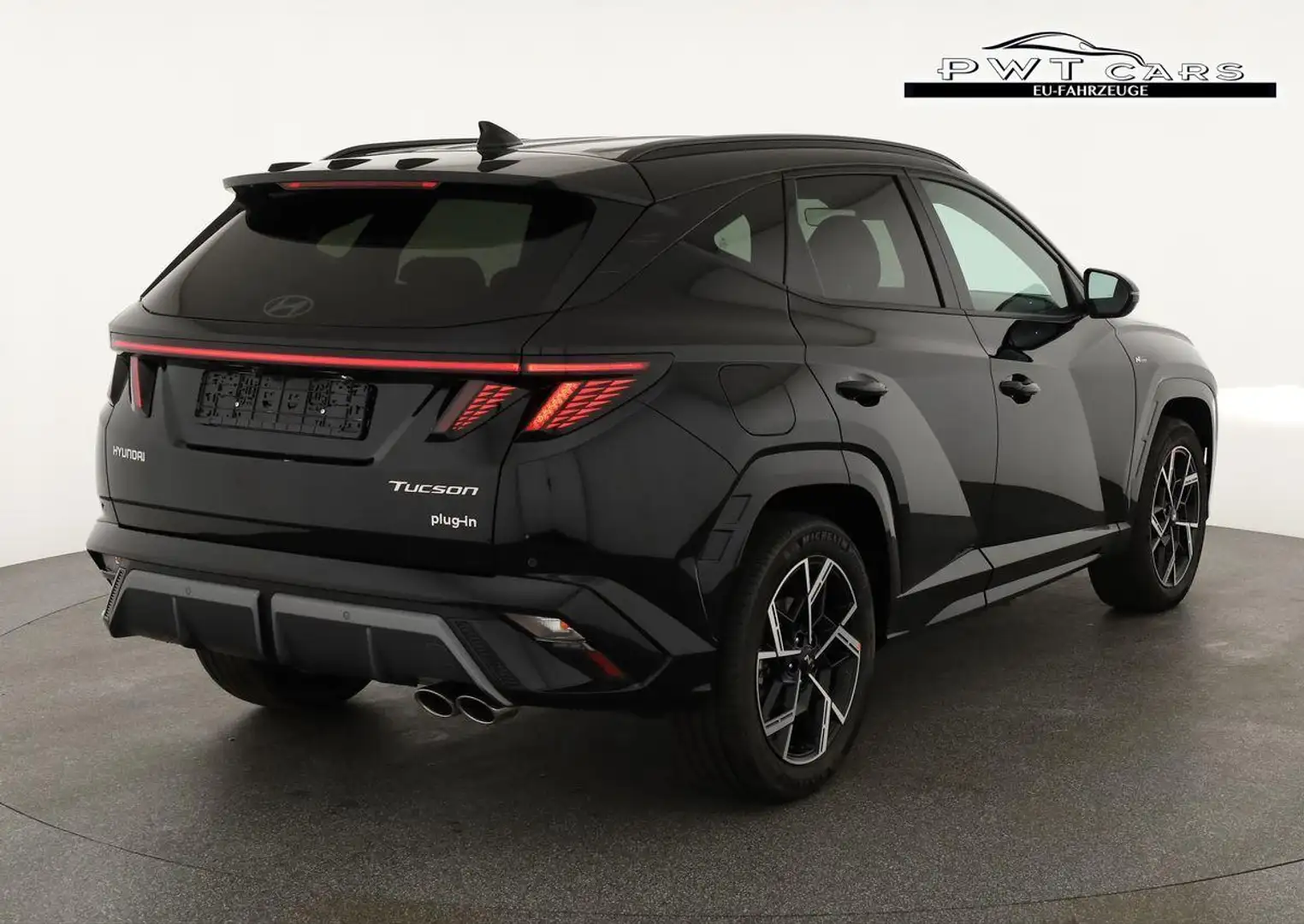 Hyundai TUCSON 1.6 T-GDI PHEV N-LINE, ACC, Navi, 19-Zoll, Kame... Schwarz - 2
