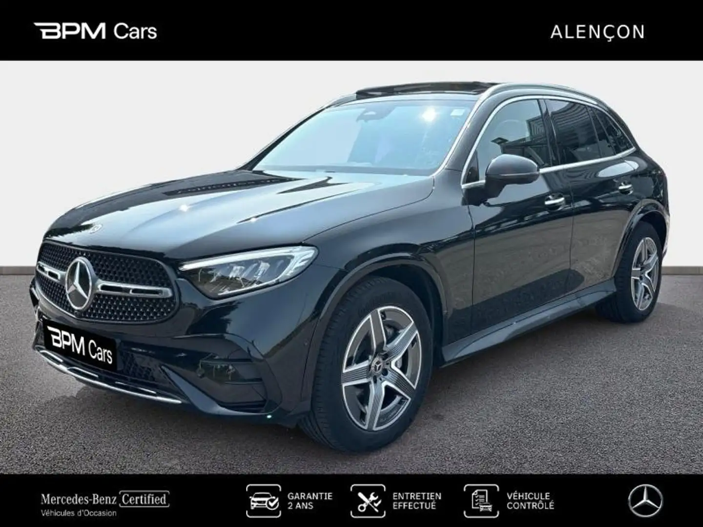 Mercedes-Benz GLC 220 220 d 197ch AMG Line 4Matic 9G-Tronic Schwarz - 1