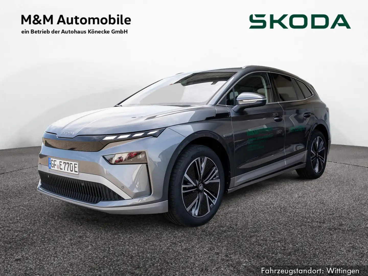 Skoda Enyaq 60 Loft KAMERA NAVI AHK ACC FACEL. LED Grau - 1
