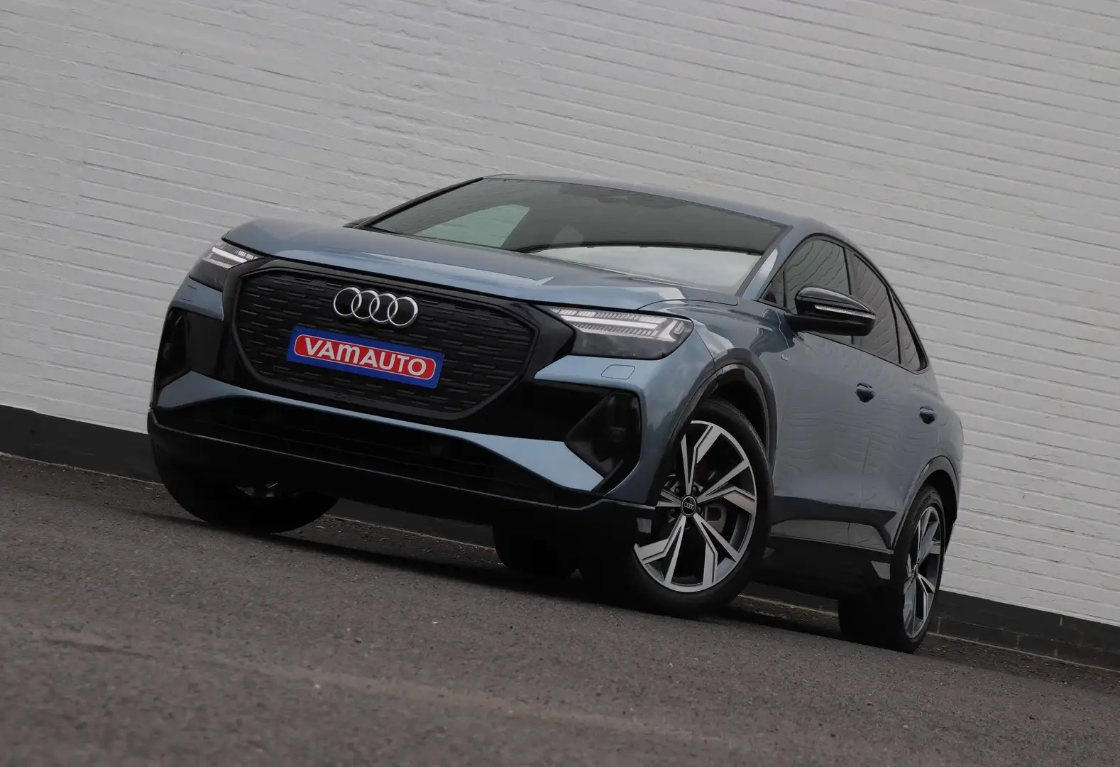 Audi Q4 e-tron 50 Sportback Quattro S-line - Matrix/Keyless/SONOS Bleu - 1