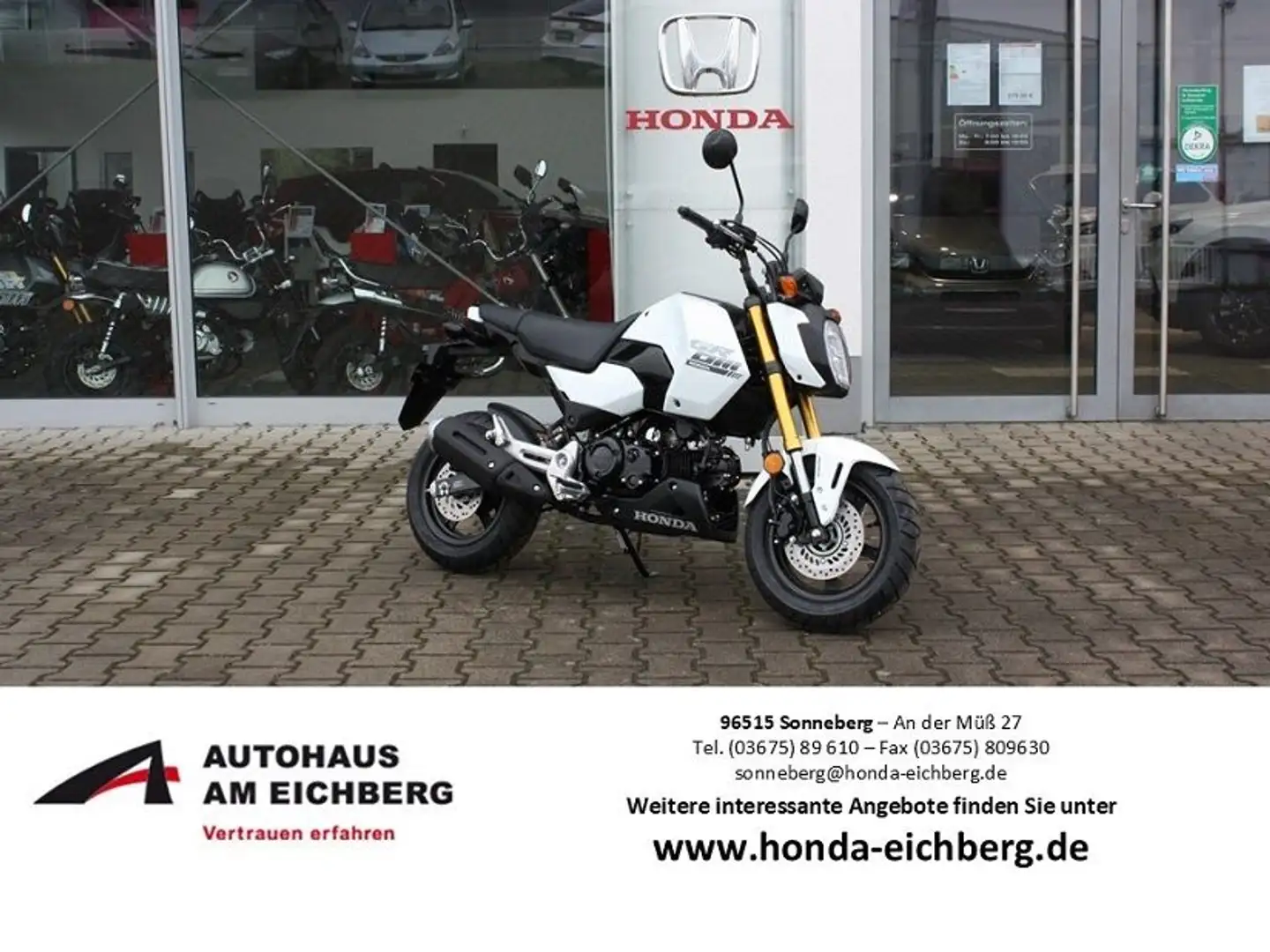 Honda MSX 125 Grom Deal Days + 6 Jahre Garantie Белый - 1