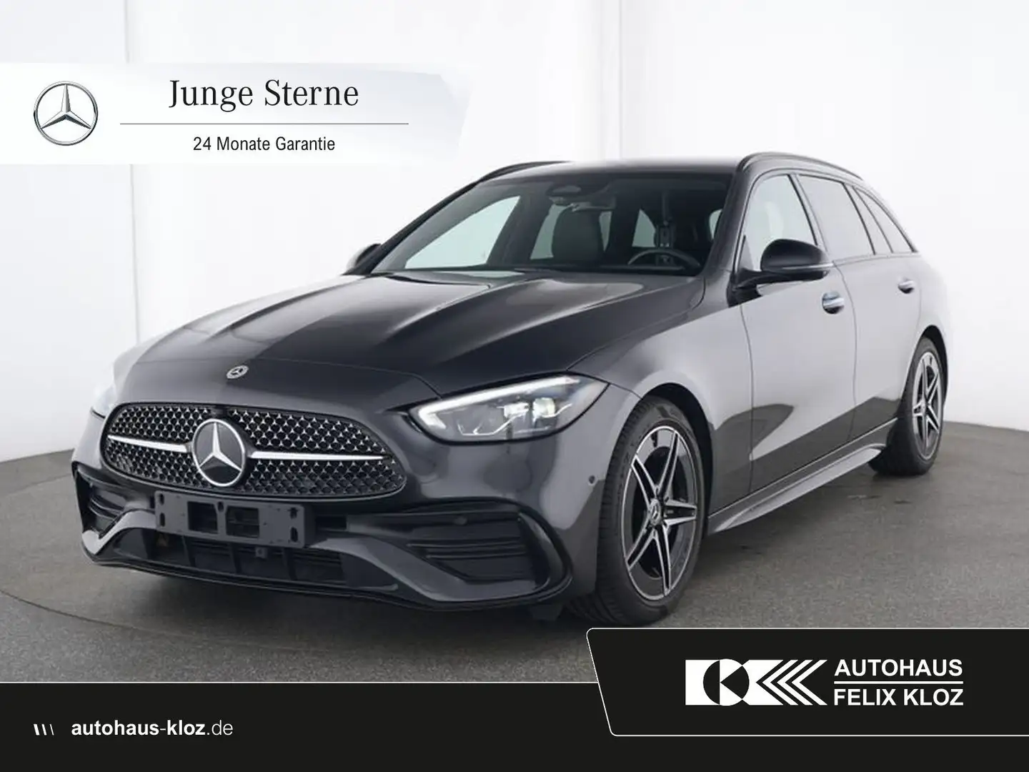 Mercedes-Benz C 220 T d AMG*STDZHG*AHK*360°*Totwinkel*Night* Grau - 1