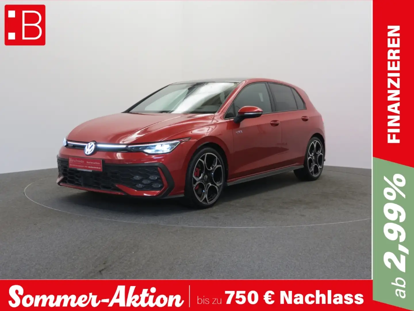 Volkswagen Golf GTI 8 2.0 TSI DSG FACELIFT ALU 19 IQ.LIGHT HEAD-UP ARE Rot - 1