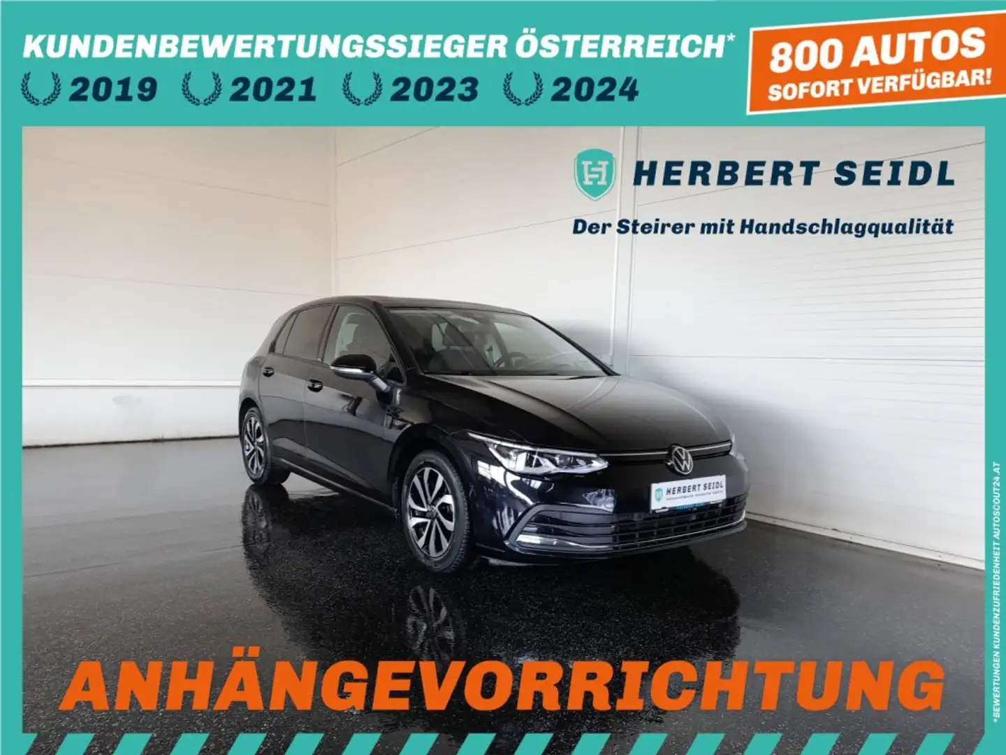 Volkswagen Golf VIII ACTIVE 2,0 TDI DSG Schwarz - 1