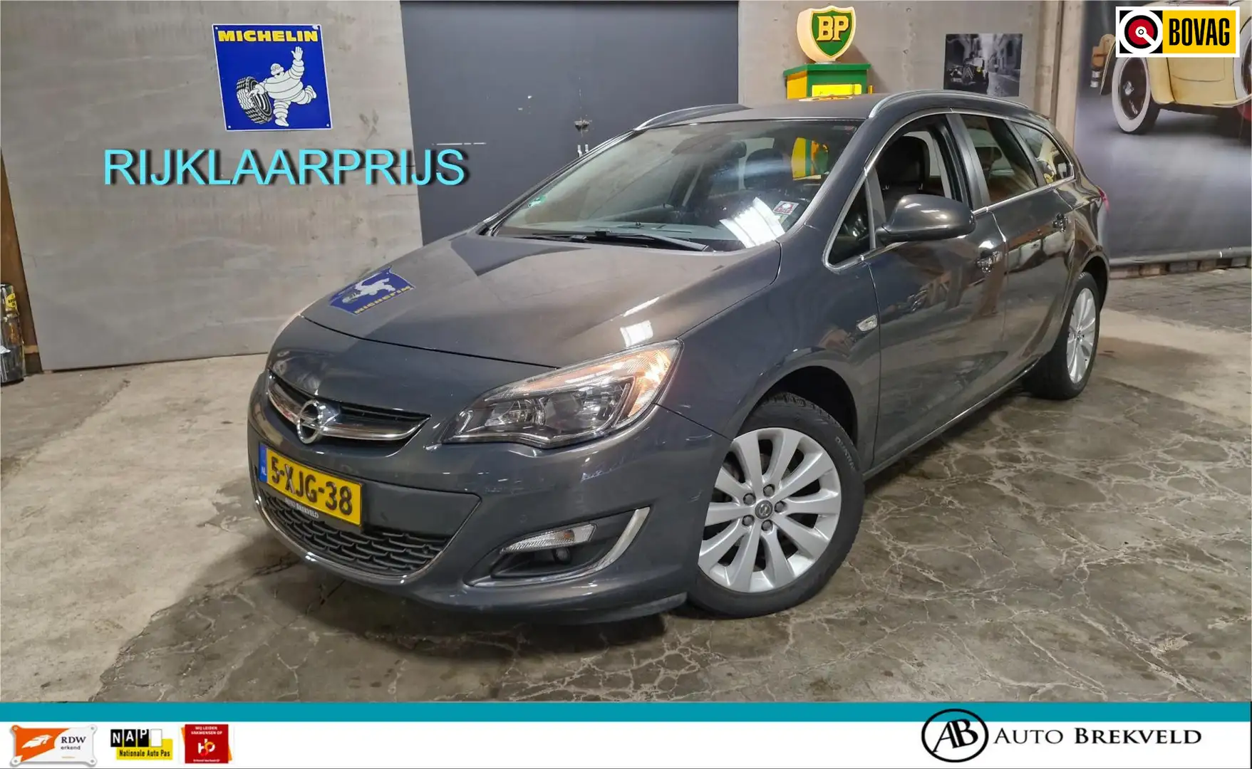 Opel Astra Sports Tourer 1.4 Turbo LPG Cosmo 140PK | Cruise | Grau - 1