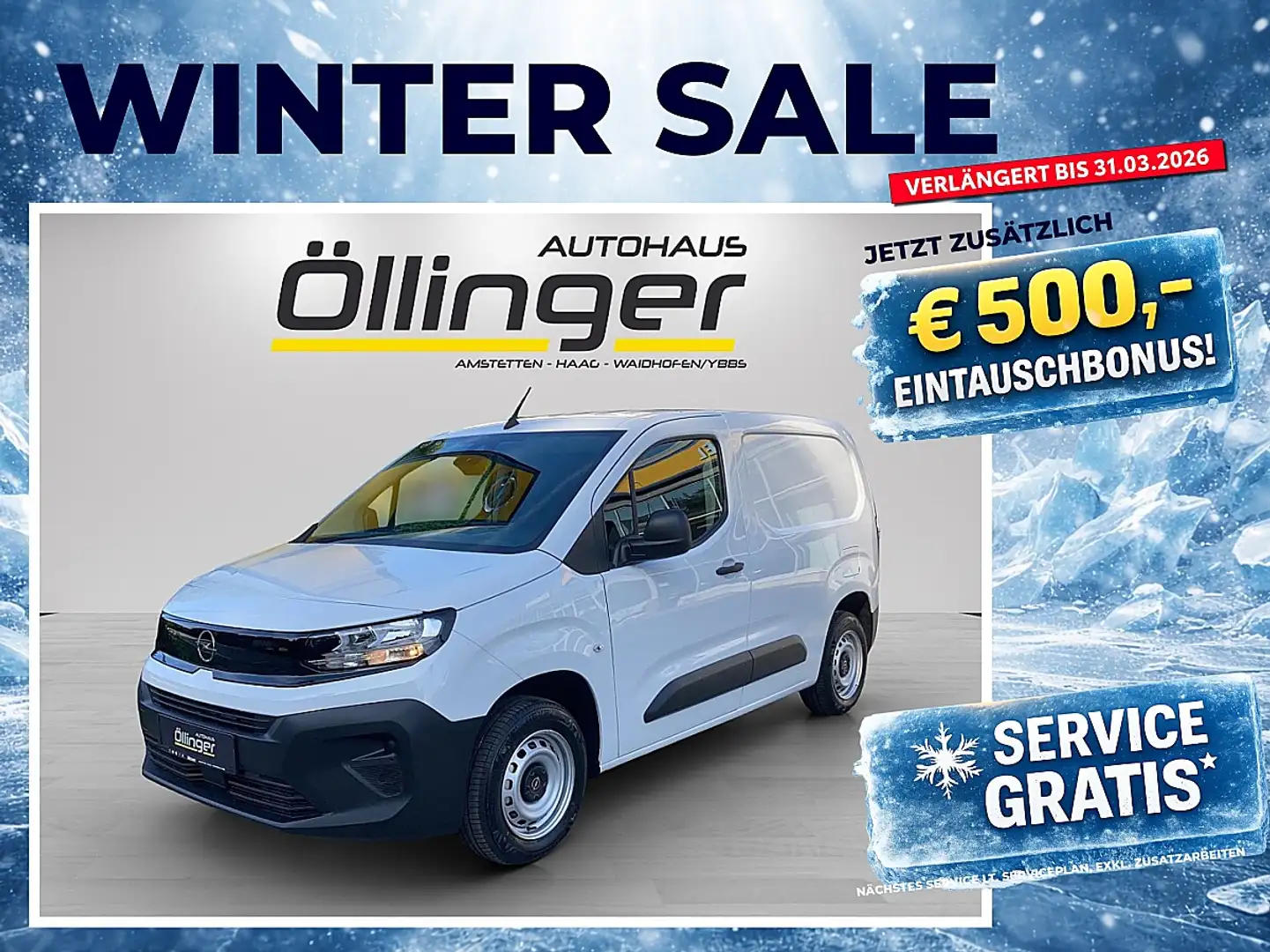 Opel Combo Combo KW BlueHDi 100 M + tolle Extras - Aktions... Weiß - 1