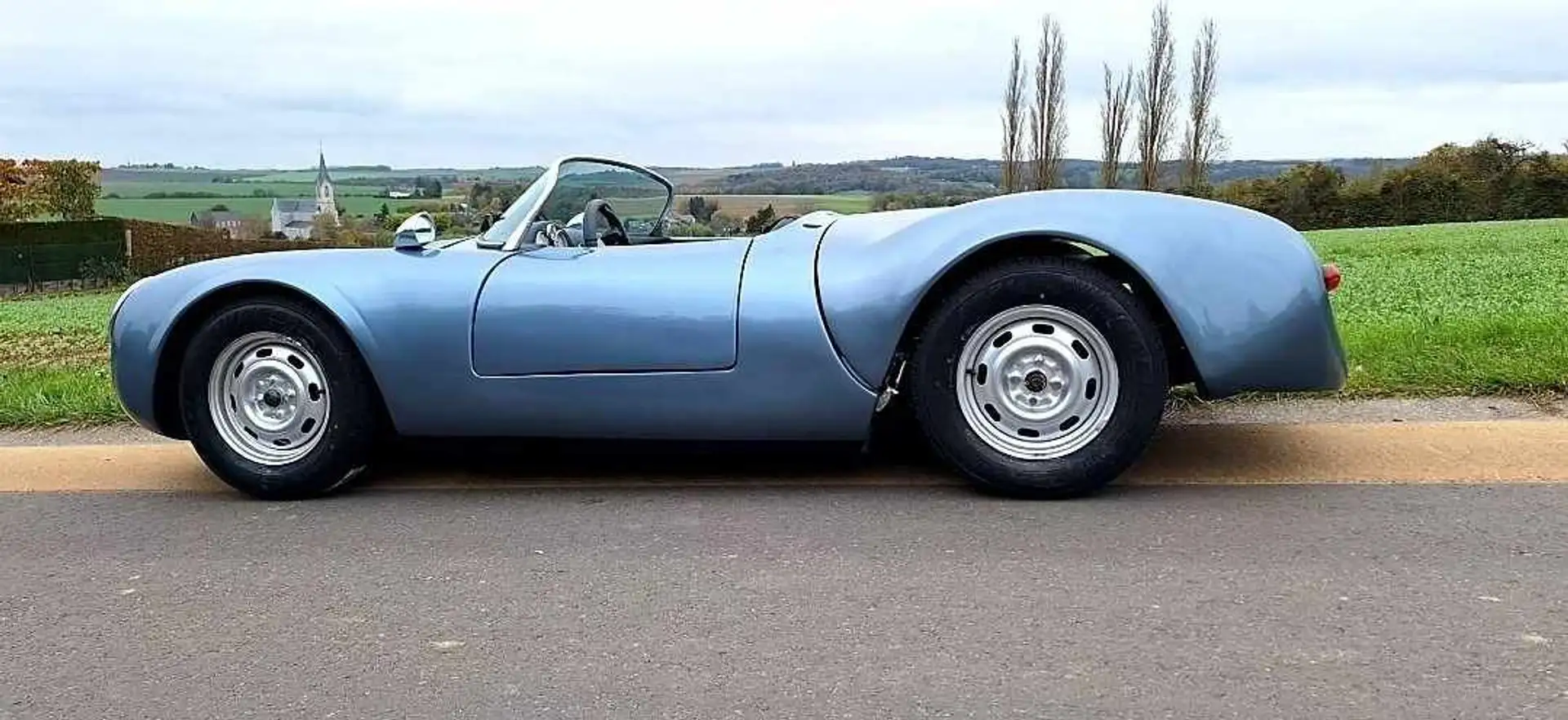 Porsche 550 spyder by chamonix no 911 caterham lotus seven Blue - 2