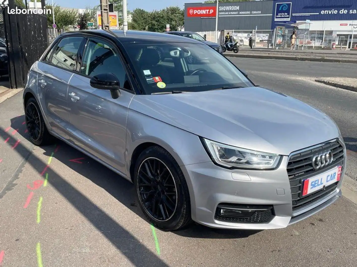 Audi A1 1.6 tdi 116 Ambition Luxe S-TRONIC Gris - 2