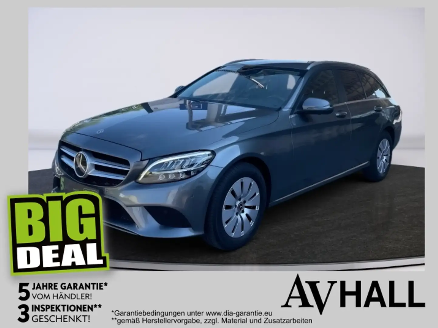 Mercedes-Benz C 220 d T Navi, Rückfahrkamera, Klimaautomatik, Grijs - 1