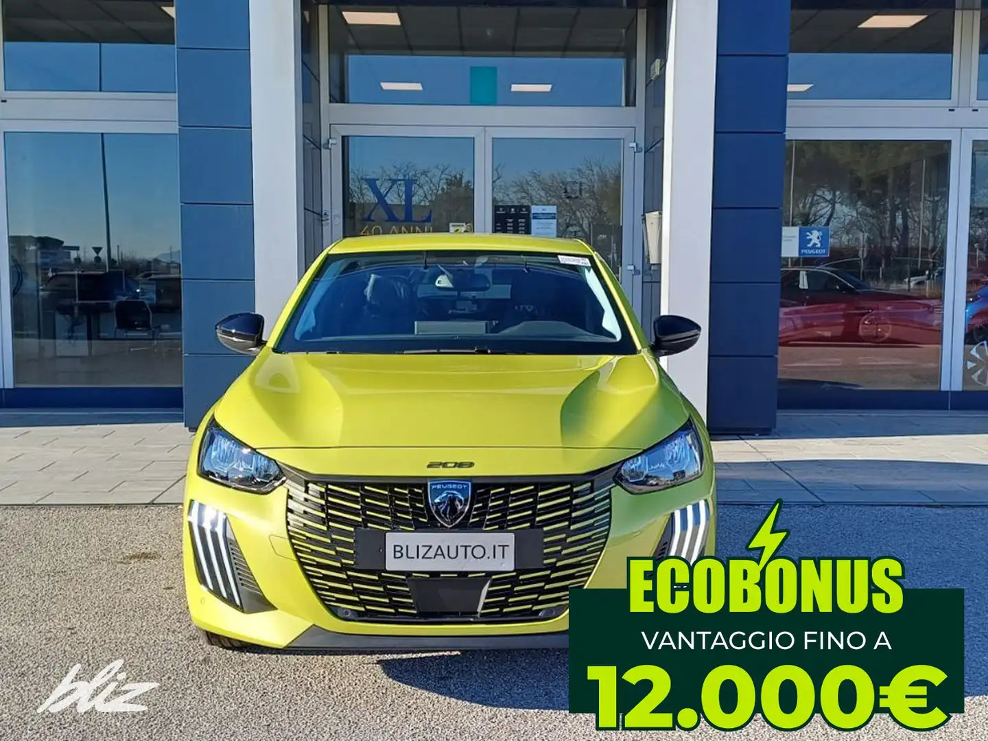 Peugeot 208 50 kwh allure Giallo - 2