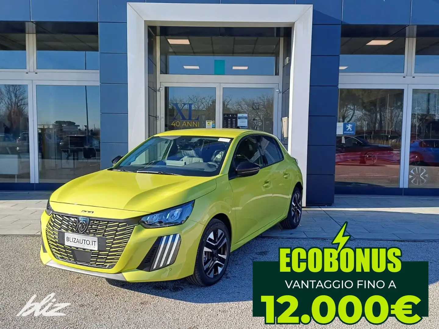 Peugeot 208 50 kwh allure Giallo - 1