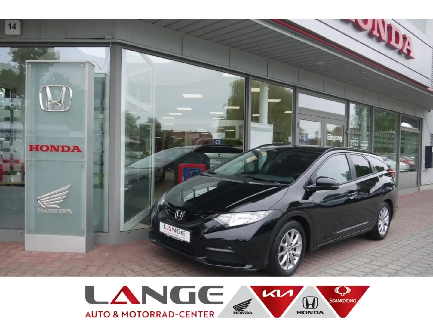 Honda Civic 1.8 Tourer Comfort Klimaautom Notbremsass. Temp Be Schwarz - 1