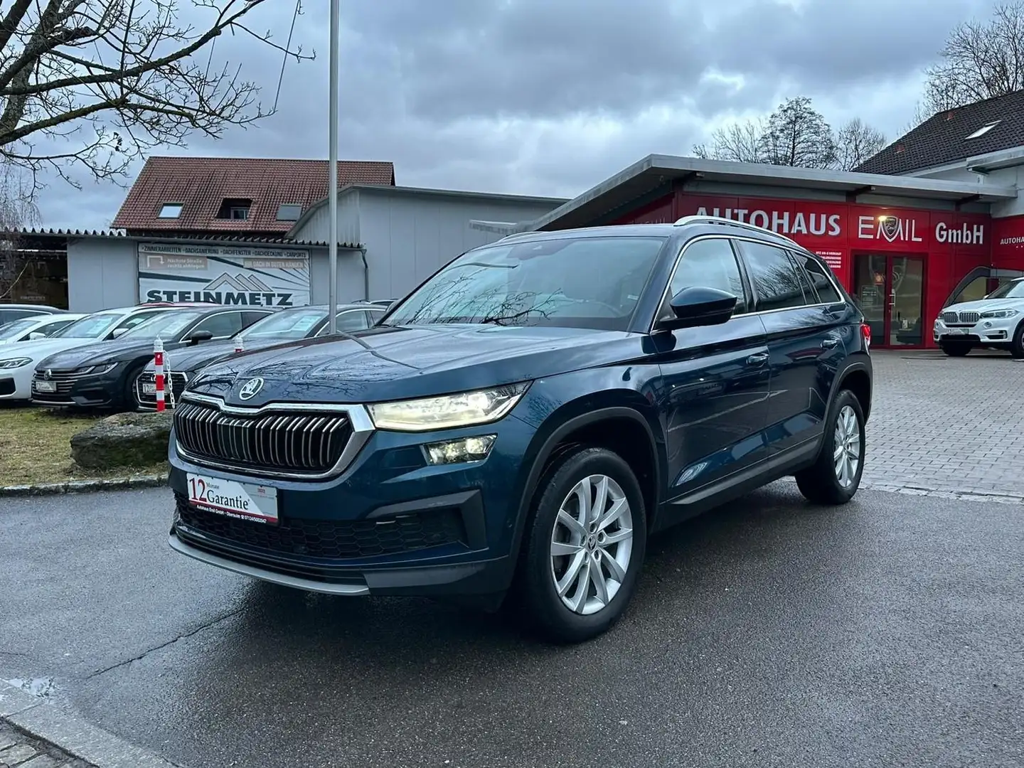 Skoda Kodiaq Style 4x4/DAB/Kam/AHK/Navi Bleu - 1