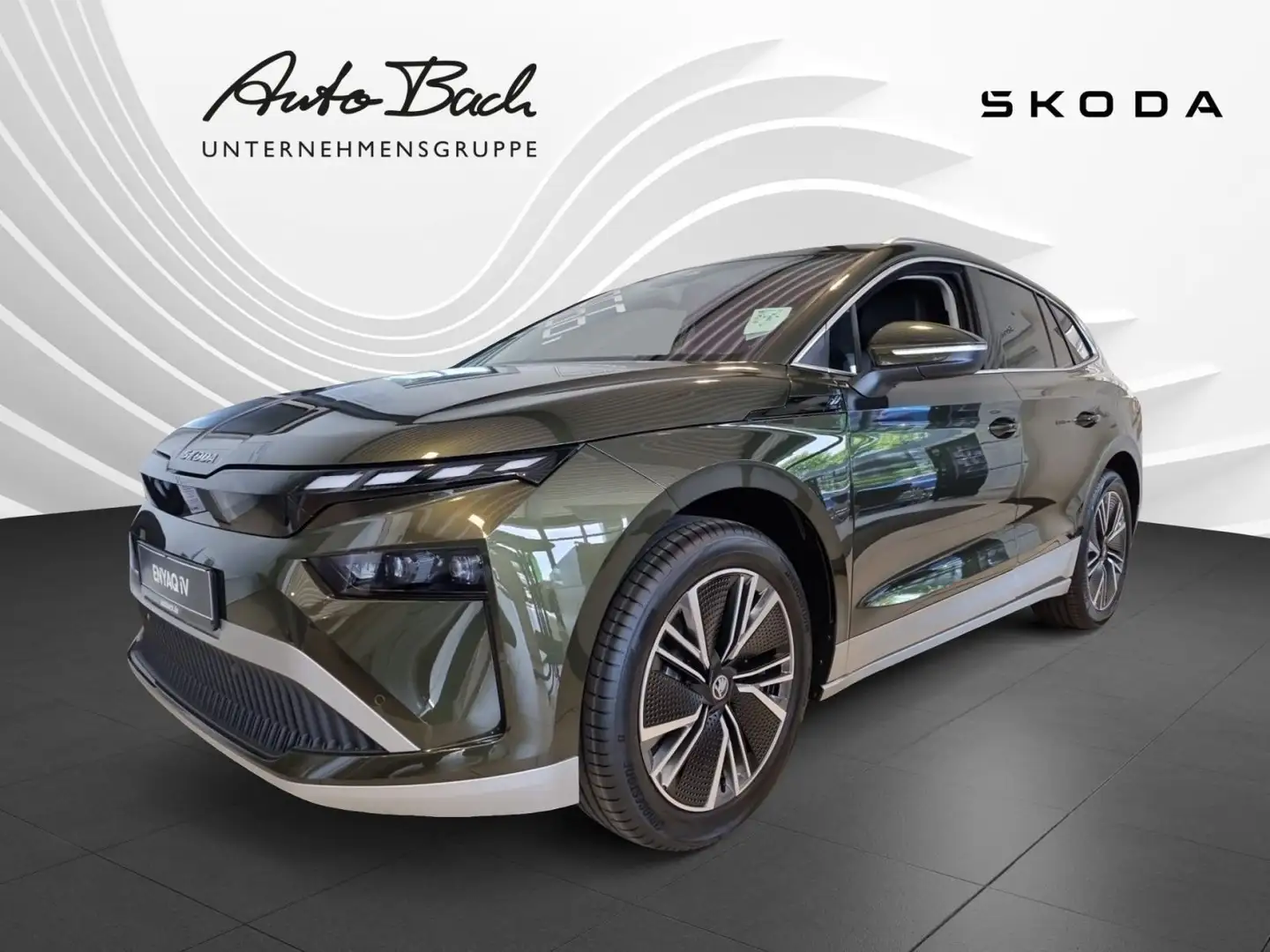 Skoda Enyaq 60 63 kWh Batterie Elektromotor 150 kW 1-G Green - 1