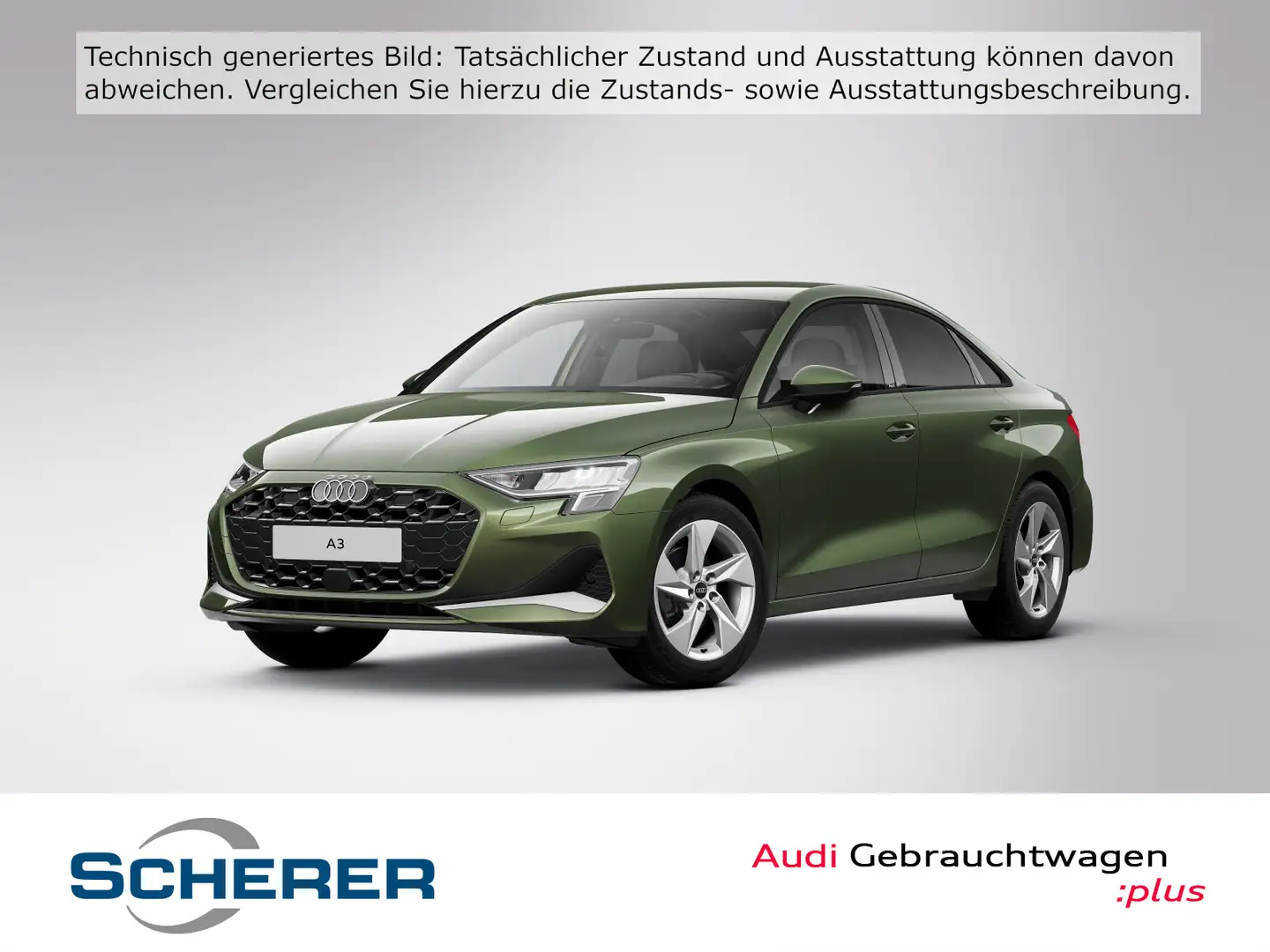 Audi A3 advanced 30 TFSI NAVI+ RFK ACC SHZ Grün - 1