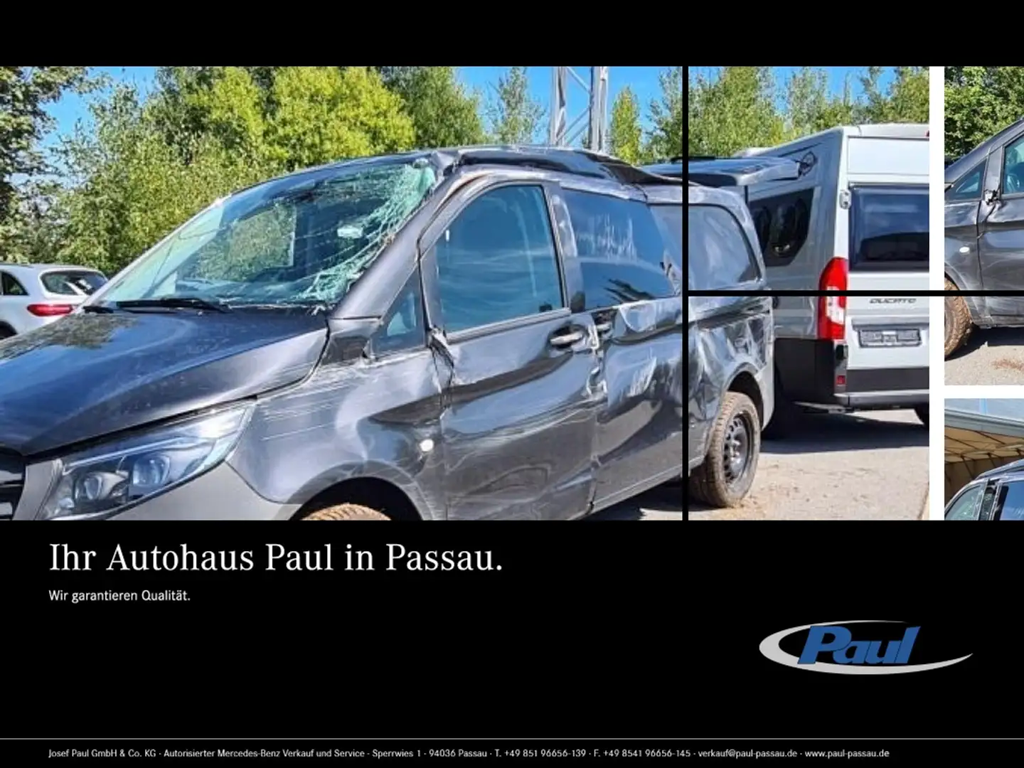 Mercedes-Benz Vito 119 CDI Mixto 4x4 Motor läuft+Auto fährt Gris - 1