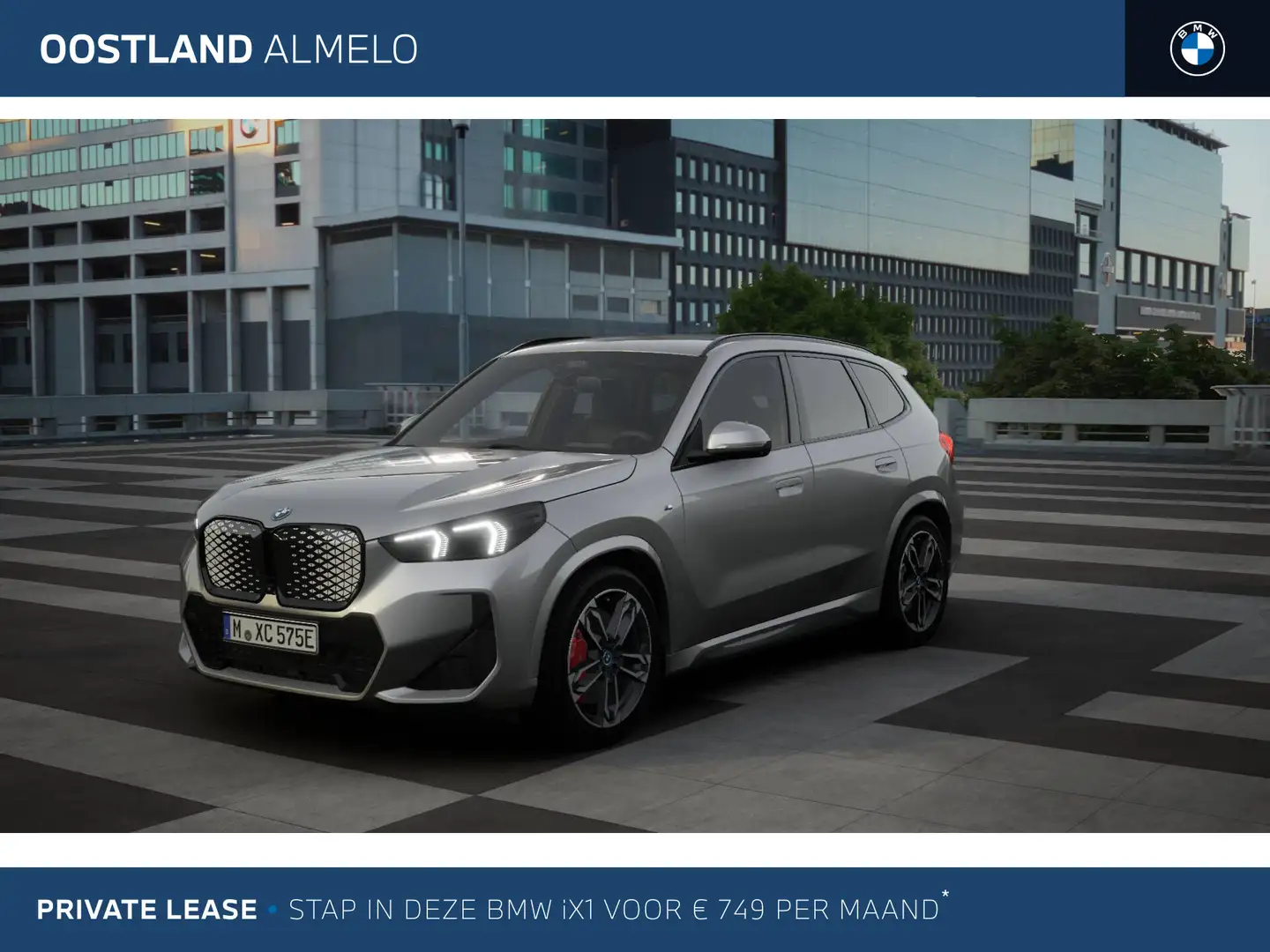 BMW iX1 eDrive20 High Executive M Sport / Sportstoelen / A Zilver - 1