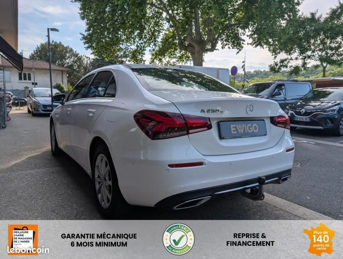 Mercedes-Benz A 250 Mercedes IV 250 E 212 ch PROGRESSIVE LINE 8G-DCT % Blanc - 2