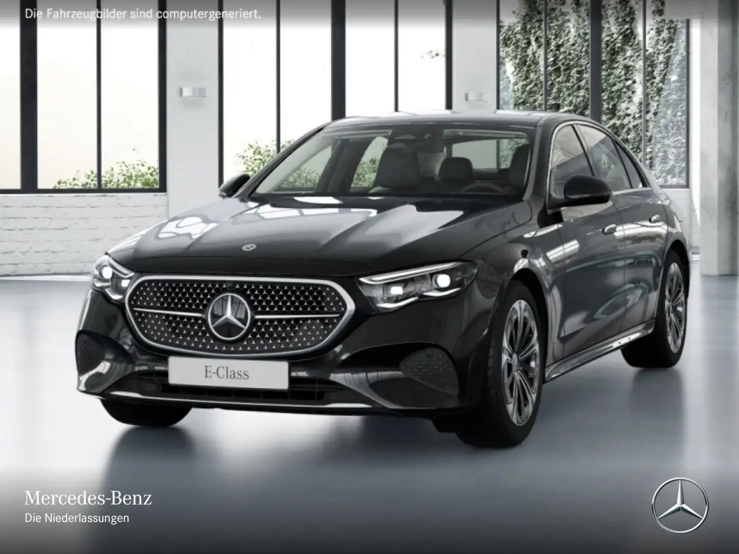 Mercedes-Benz E 300 e Hybrid Avantgarde 360° Distr. AHK PTS 9G Schwarz - 2