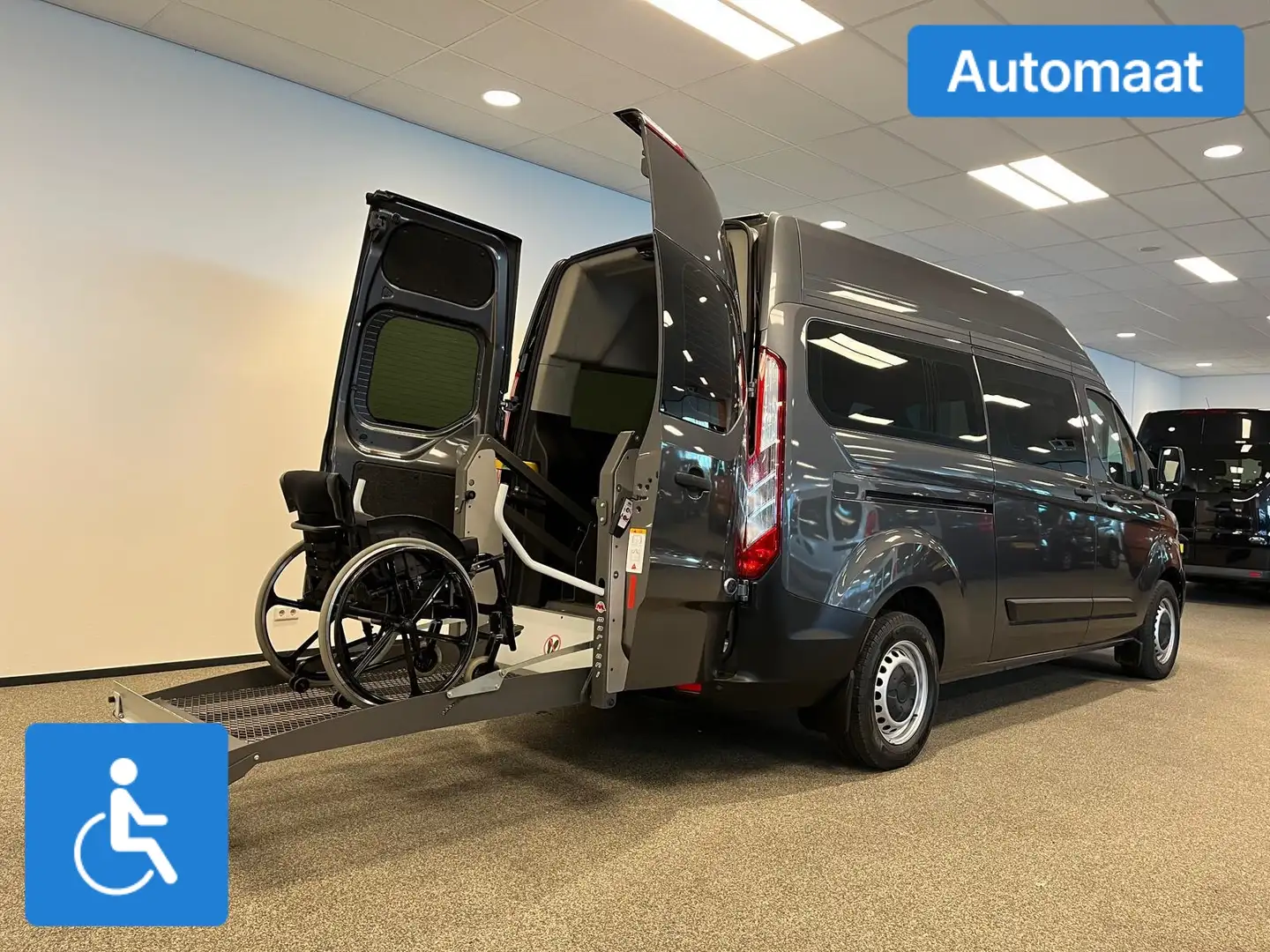 Ford Transit Custom L2H2 Rolstoelbus Automaat Gris - 2