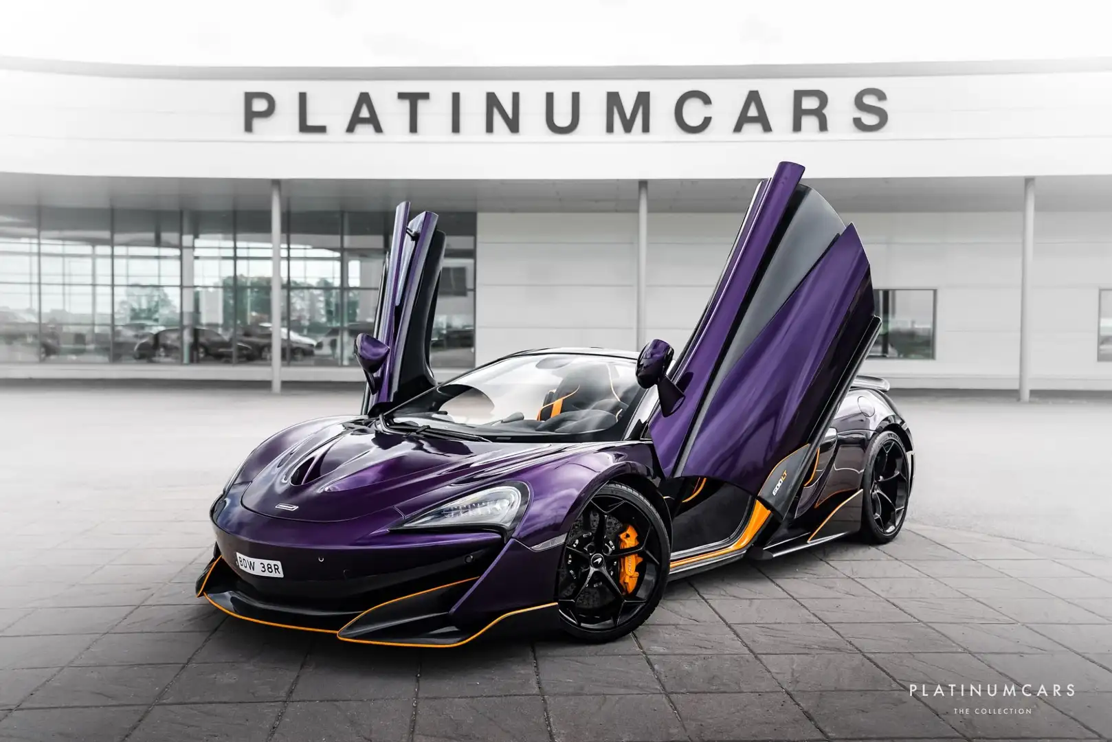 McLaren 600LT Spider 3.8 V8 Biturbo 600 ch - Sièges Senna Фиолетовый - 1