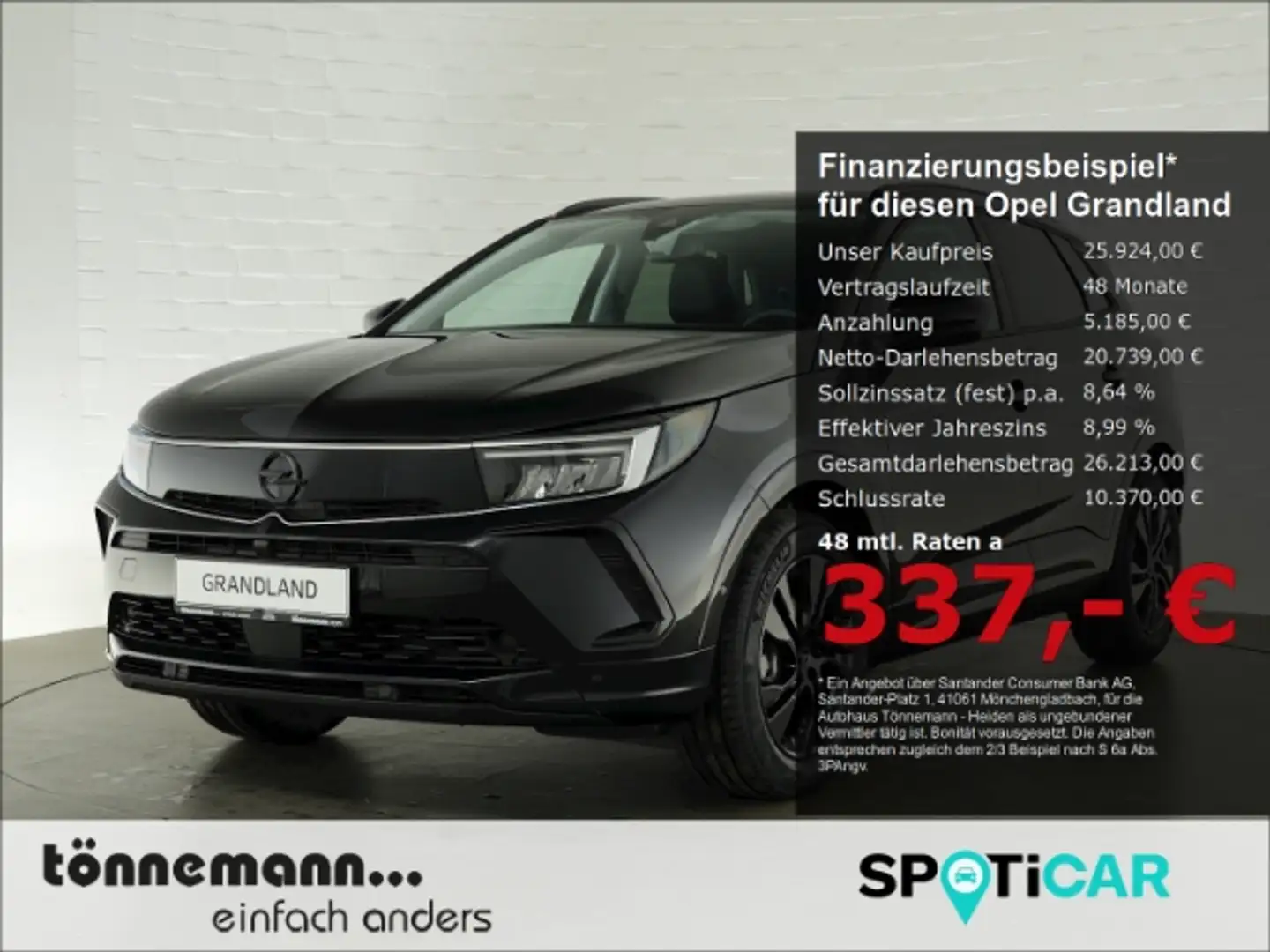 Opel Grandland GS AT+AHK+LED+NAVI+RÜCKFAHRKAMERA+SITZ-/LENKRADHEI Zwart - 1