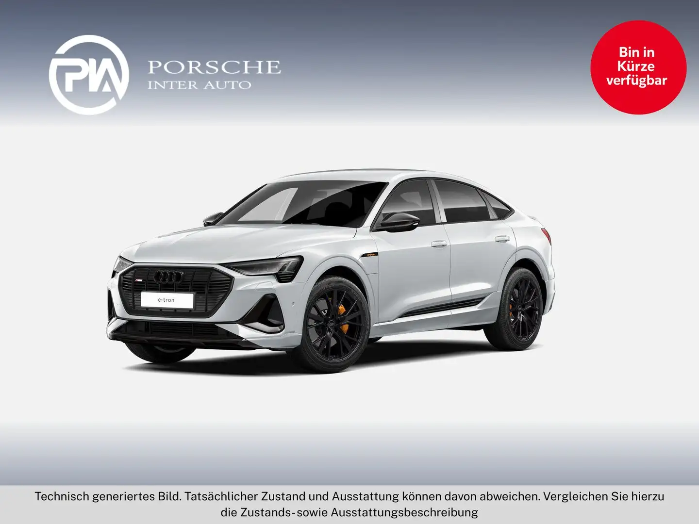 Audi e-tron 55 300 kW S line Weiß - 1