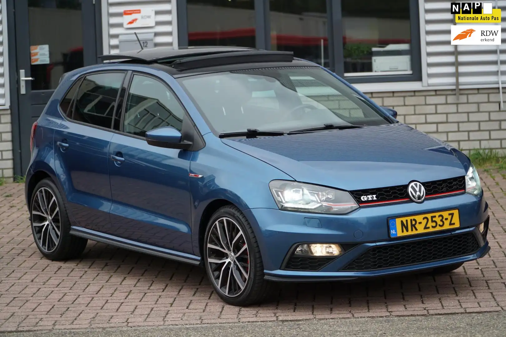 Volkswagen Polo GTI 1.8 TSI EERSTE EIGENAAR Blauw - 1