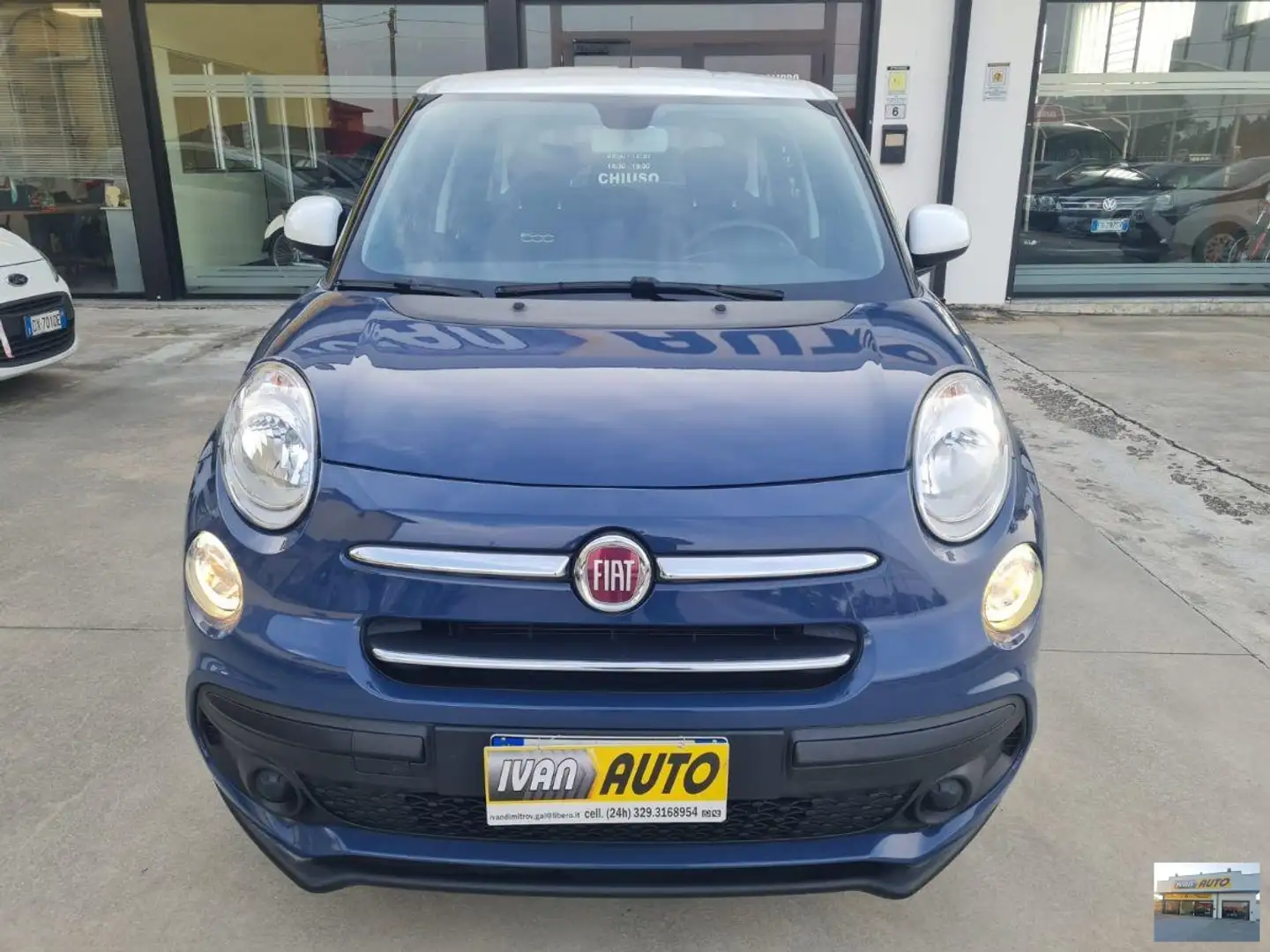 Fiat 500L 1.4 Benzina-35.000 Km-Anno 2019 Modrá - 2