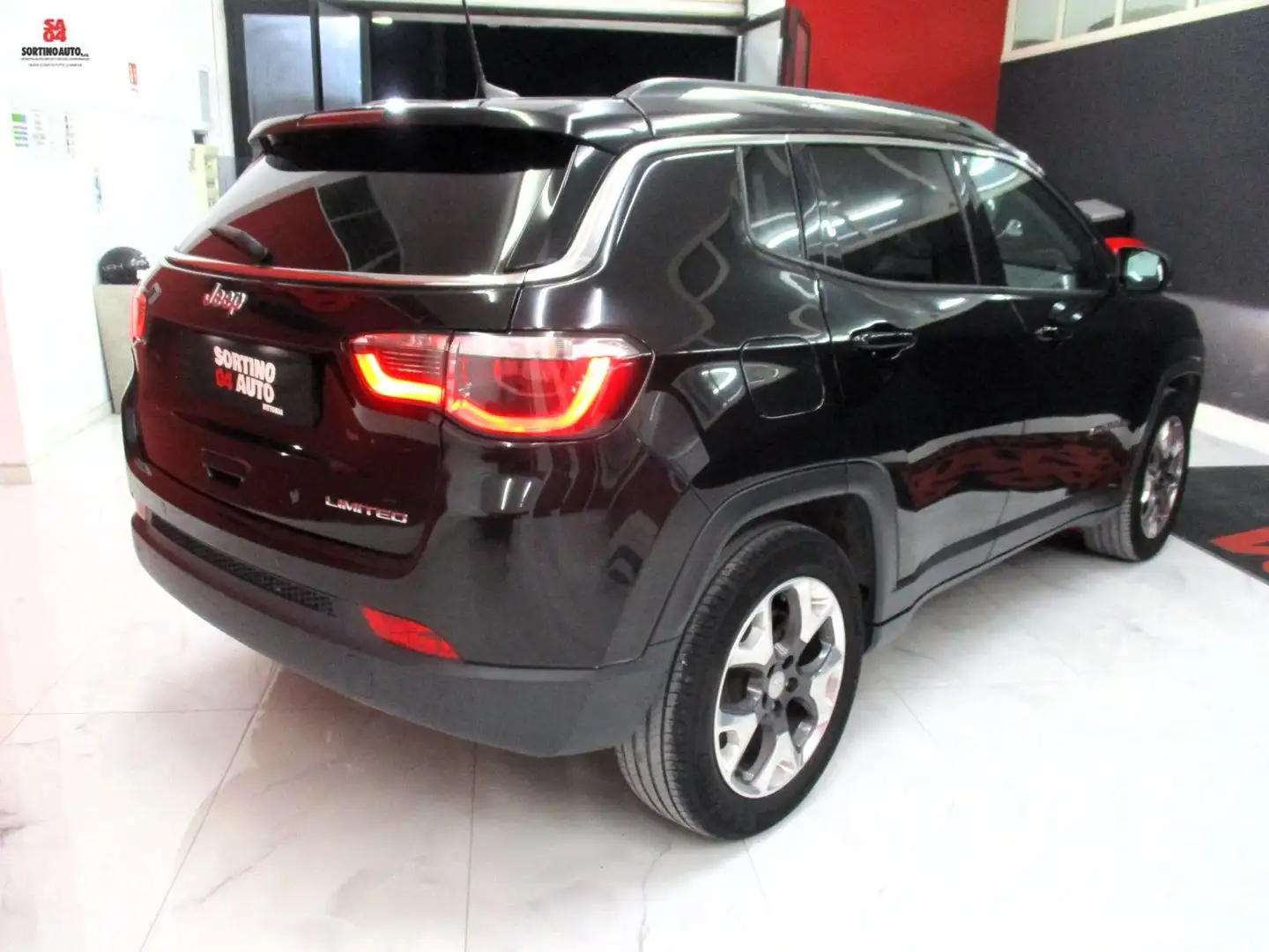 Jeep Compass 1.6 mjt Limited 2wd 120cv 2019 KM70000 NAVI+PELLE Noir - 2