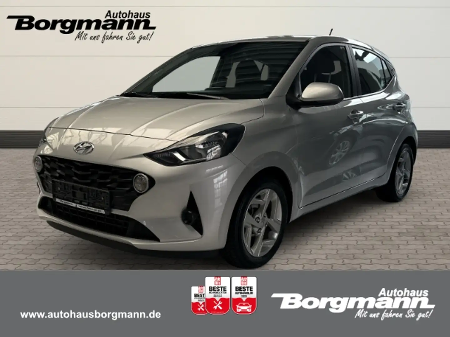 Hyundai i10 1.2 Trend Navigation - Tempomat - Sitzheizung - DA Argent - 1