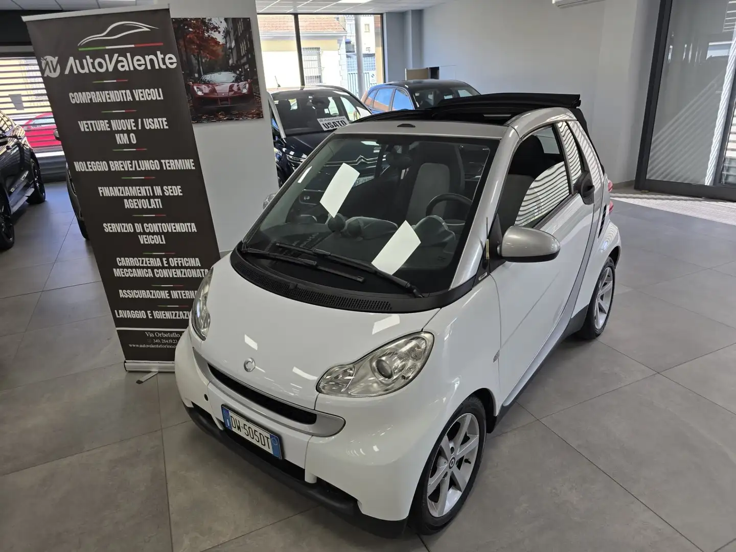 smart forTwo fortwo 1000 52 kW MHD cabrio pure Wit - 1