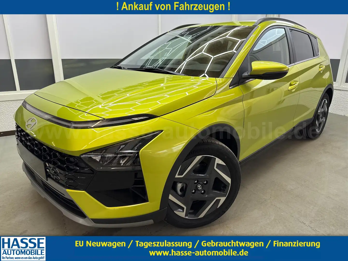 Hyundai BAYON PREMIUM FL DCT NAVI SHZ KLIMAAUTOMATIK RFK 1.0 ... Grün - 1