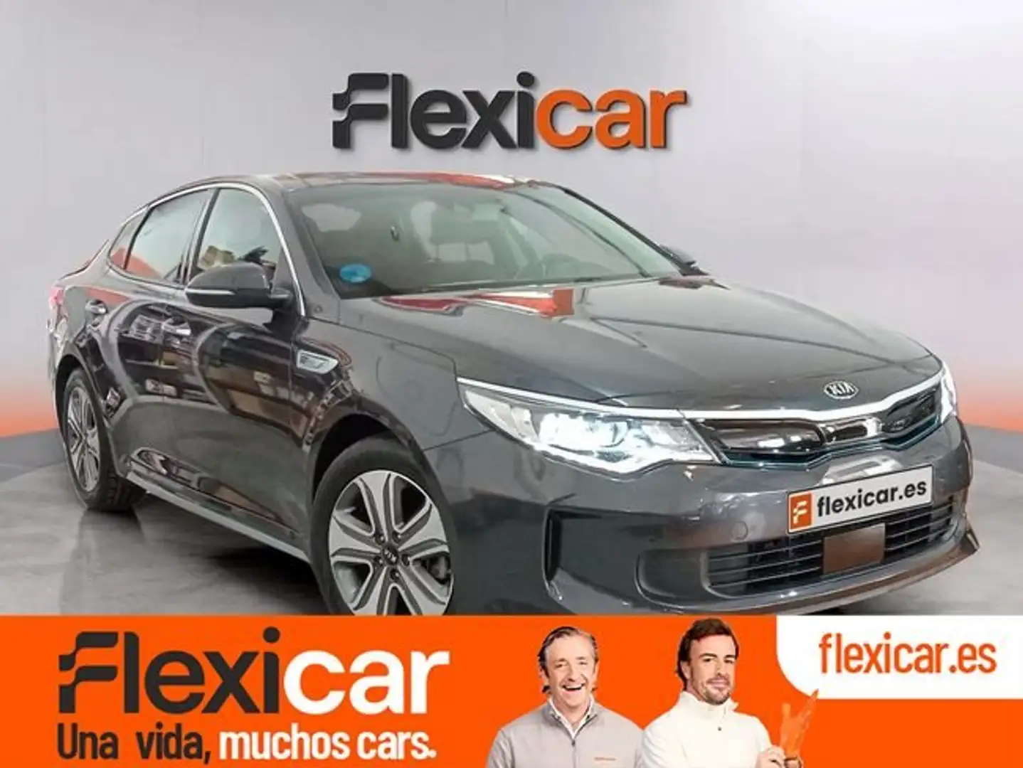 Kia Optima 2.0 GDi Híbrido Enchuf 151kW Business Gris - 1