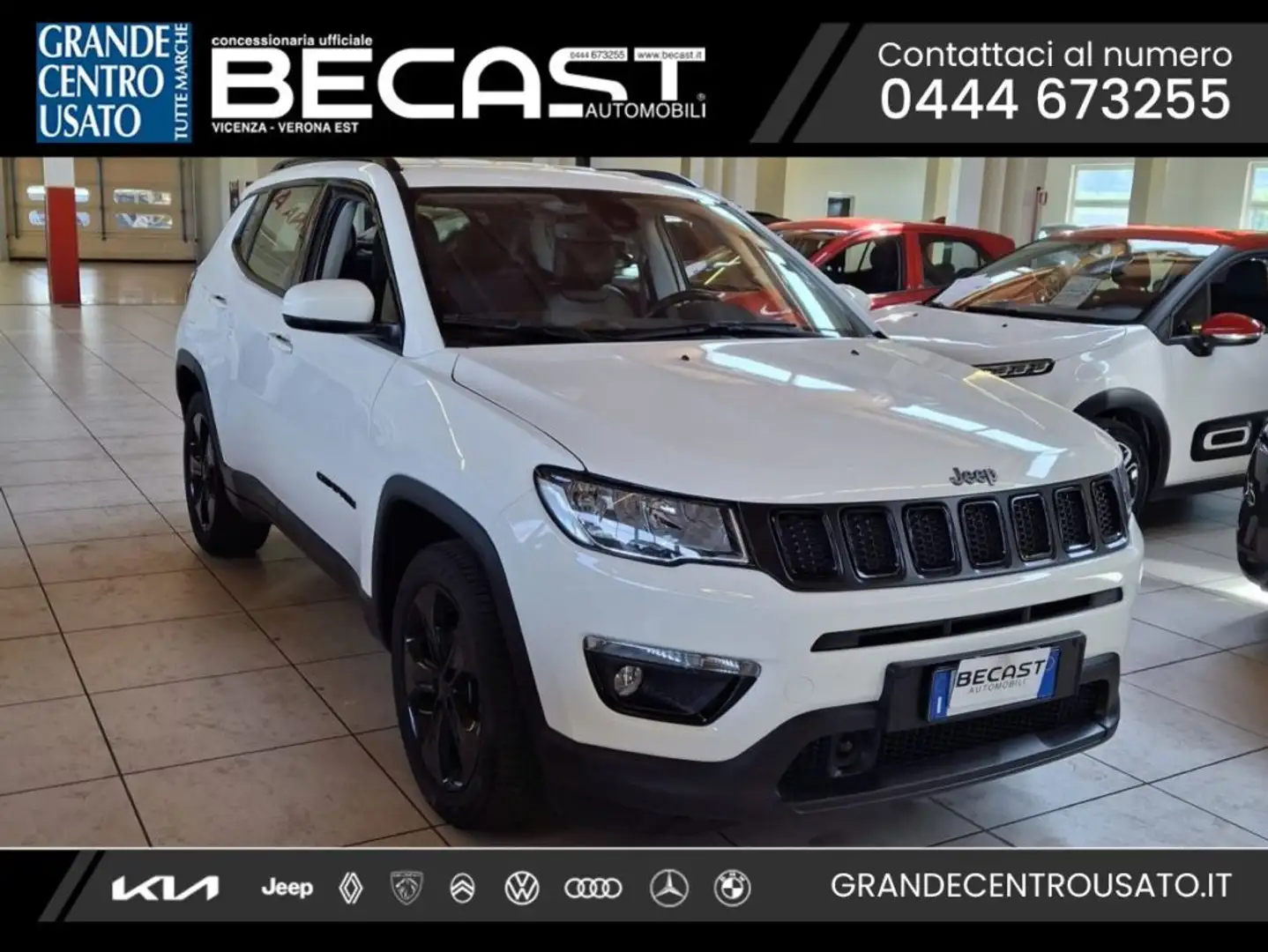 Jeep Compass 1.4 MultiAir 2WD Night Eagle UNICO PROPRIETARIO Bianco - 1