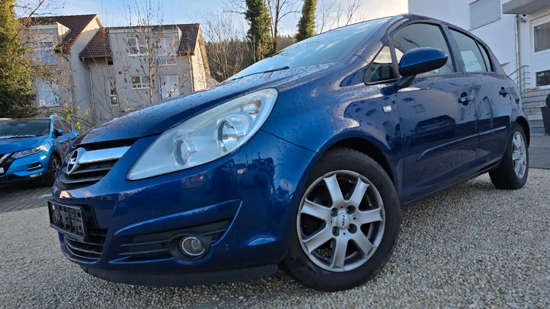 Opel Corsa 1.4+TÜV+GARANTIE+SITZH+KLIMA+5TÜRIG+TEMPO Blau - 1