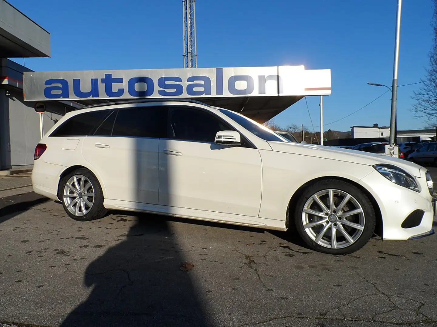 Mercedes-Benz E 350 Kombi Diesel Allrad AMG Paket TOP Wit - 1