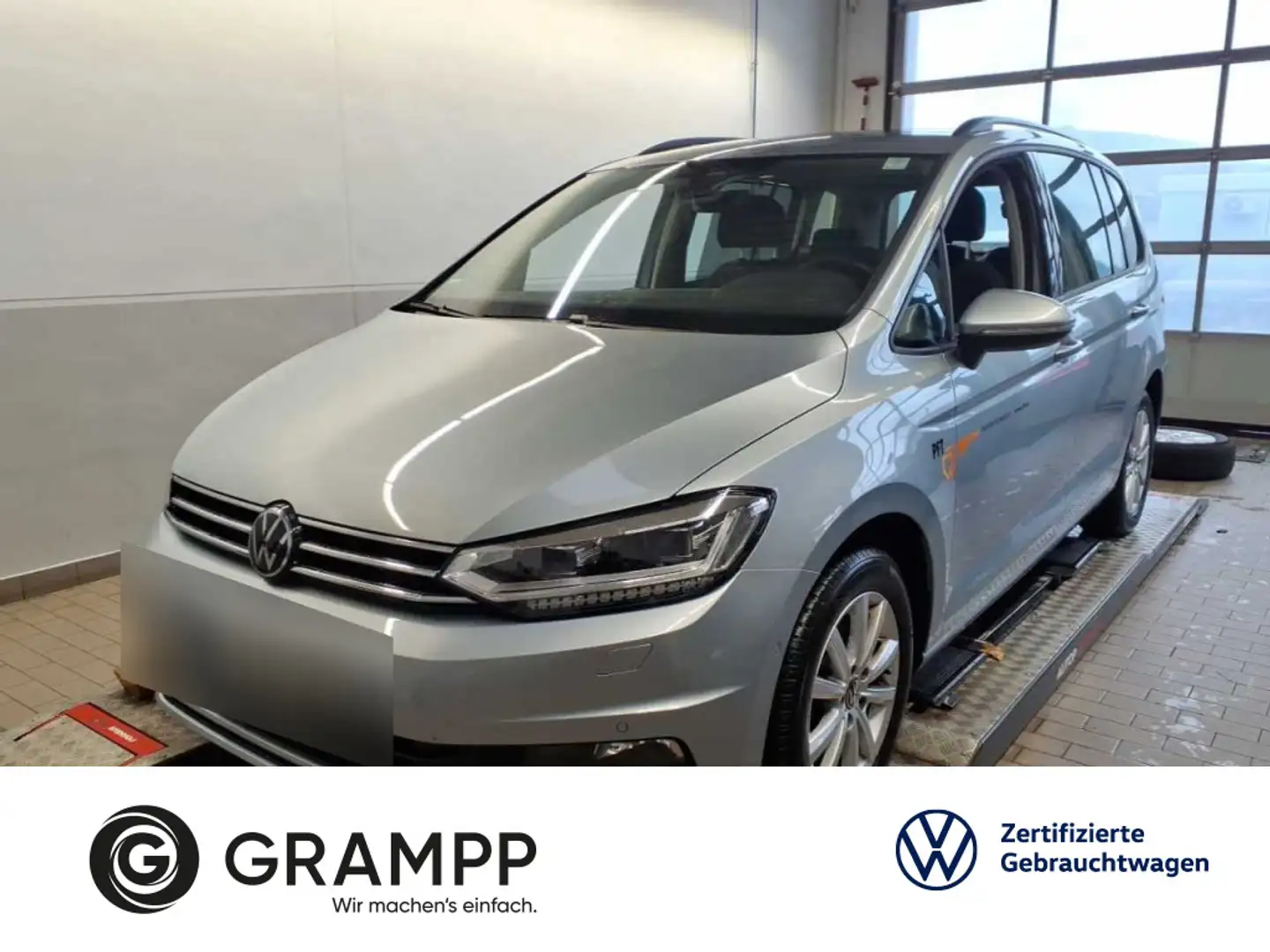 Volkswagen Touran Comfortline 2.0TDI DSG +AHK+7-SITZE+LED+ Silber - 1