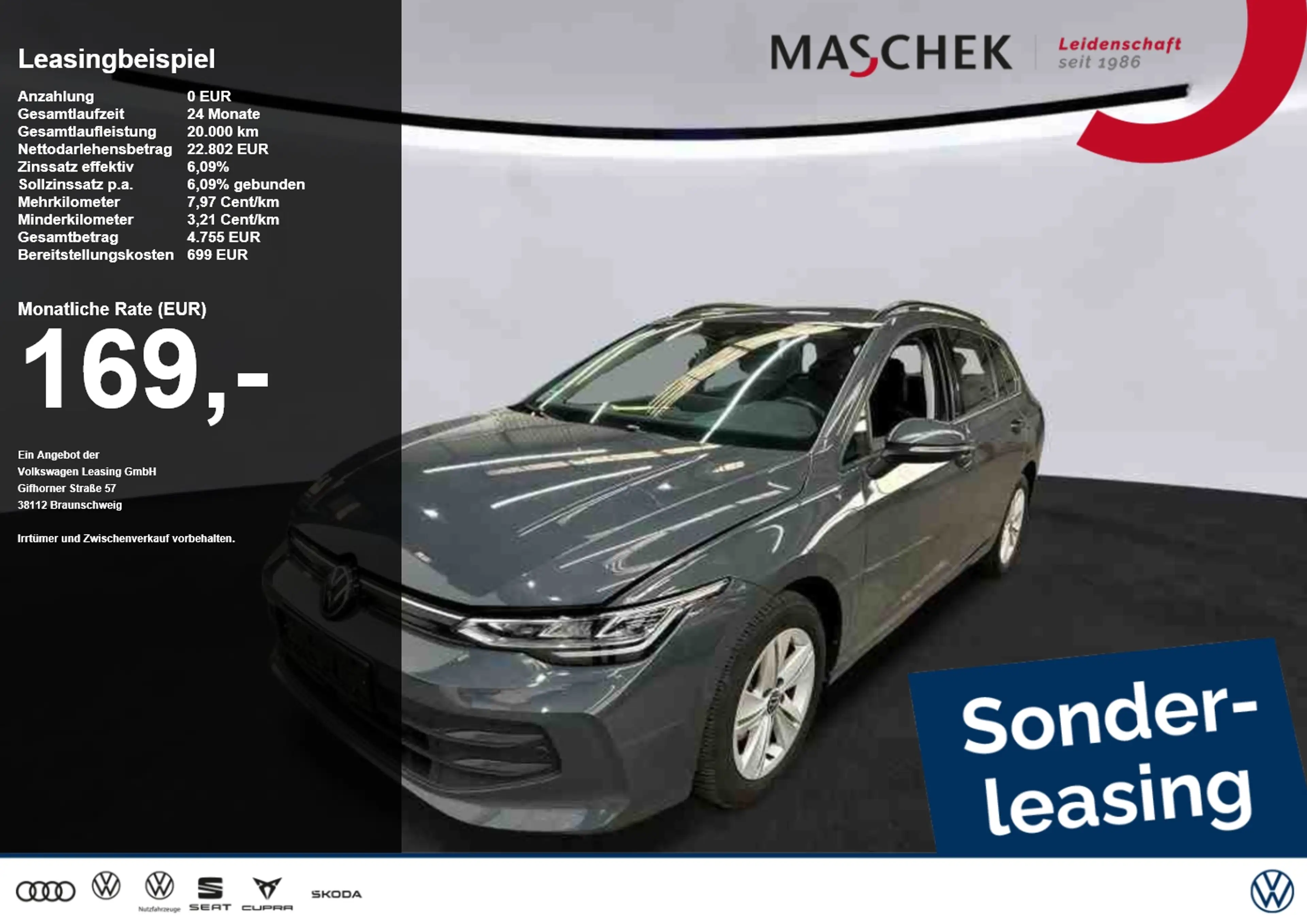 Volkswagen Golf Variant Life 1.5 TSI DSG AHK Navi Sitzh Lenkh ACC