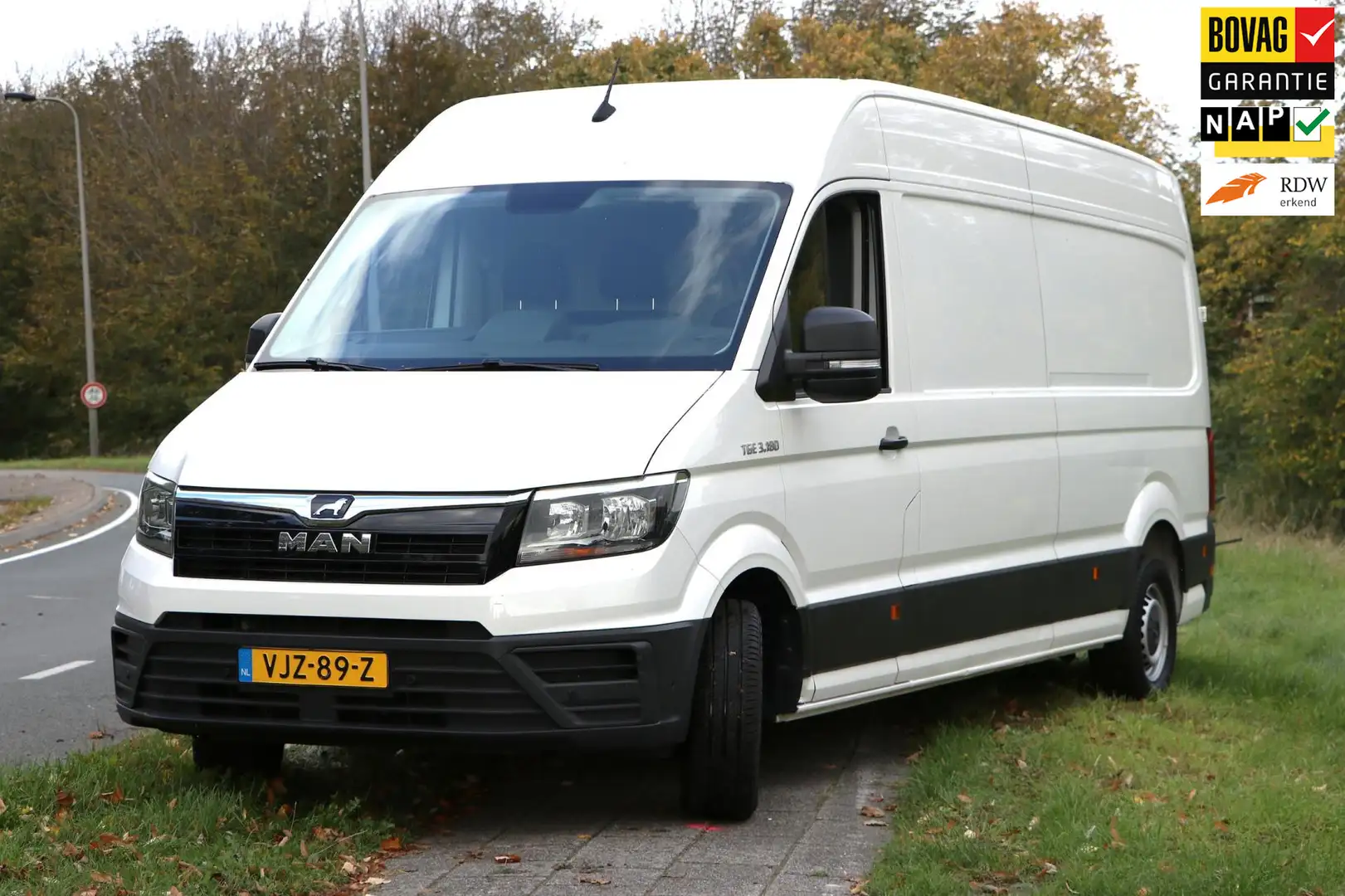 MAN TGE 35 2.0 L4H3 170pk RWD 3500kilo trekgew. / 1ste eig Wit - 1