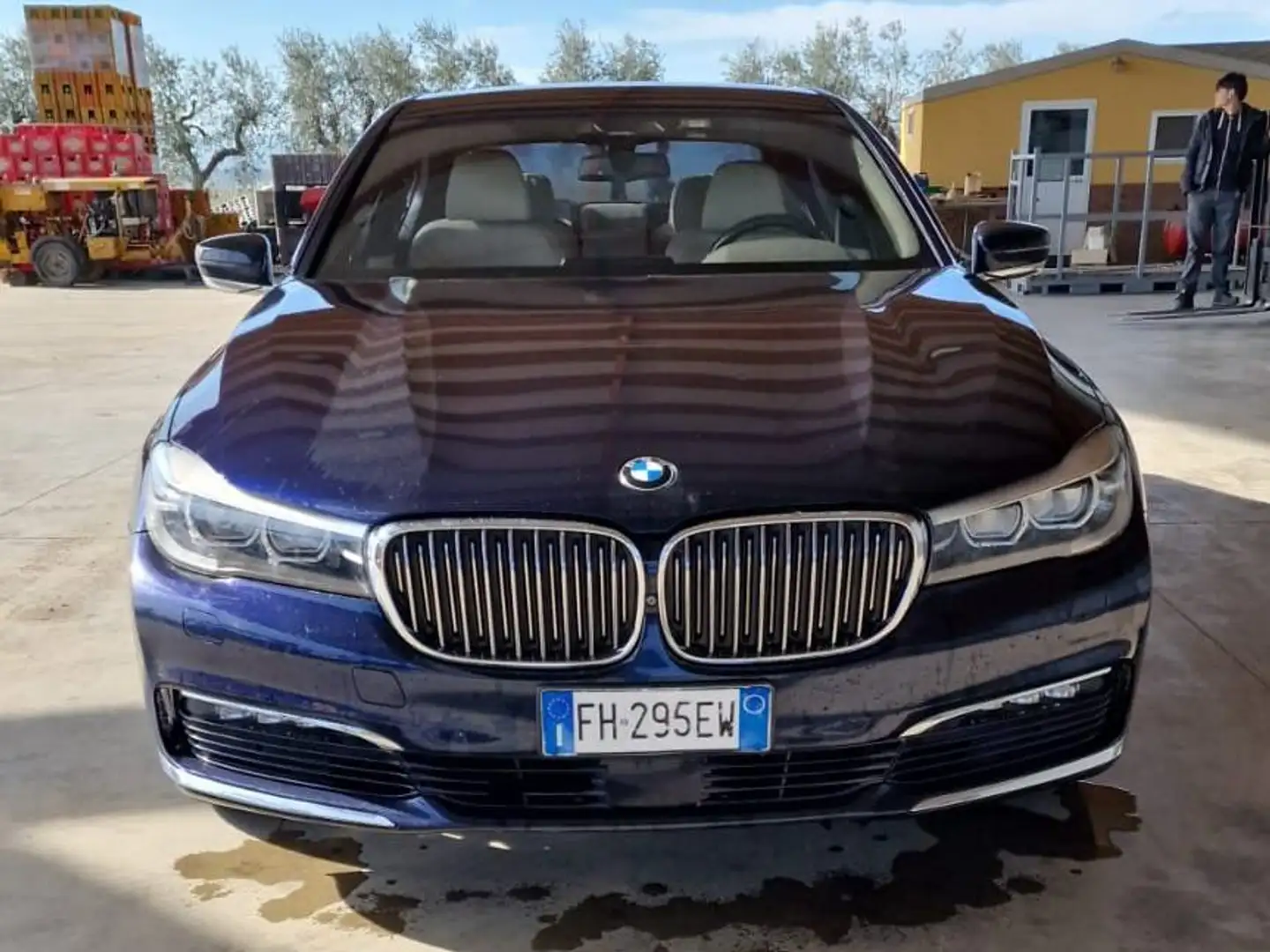 BMW 730 Serie 7 G/11-12 2015 730d xdrive auto Bleu - 1